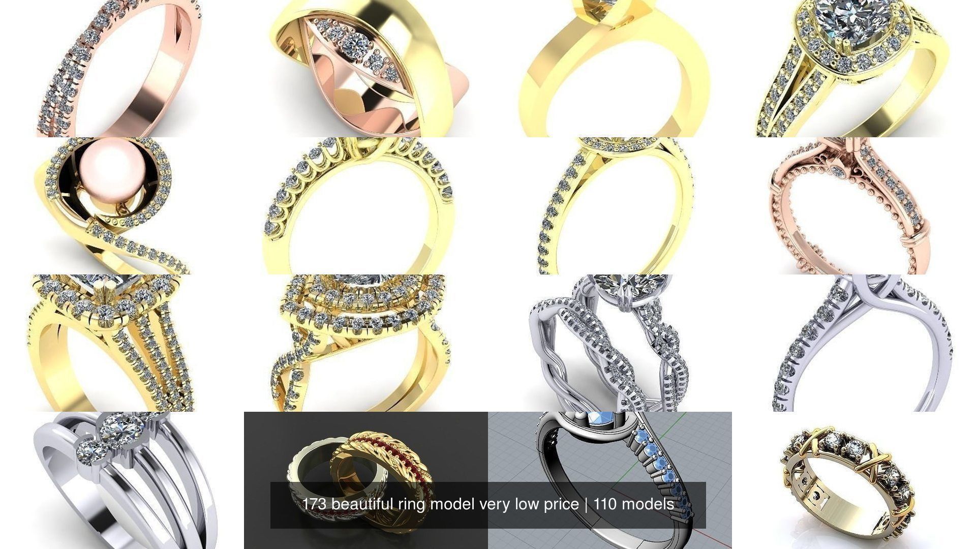 173 beautiful ring model very low price 3D Model Collection_171