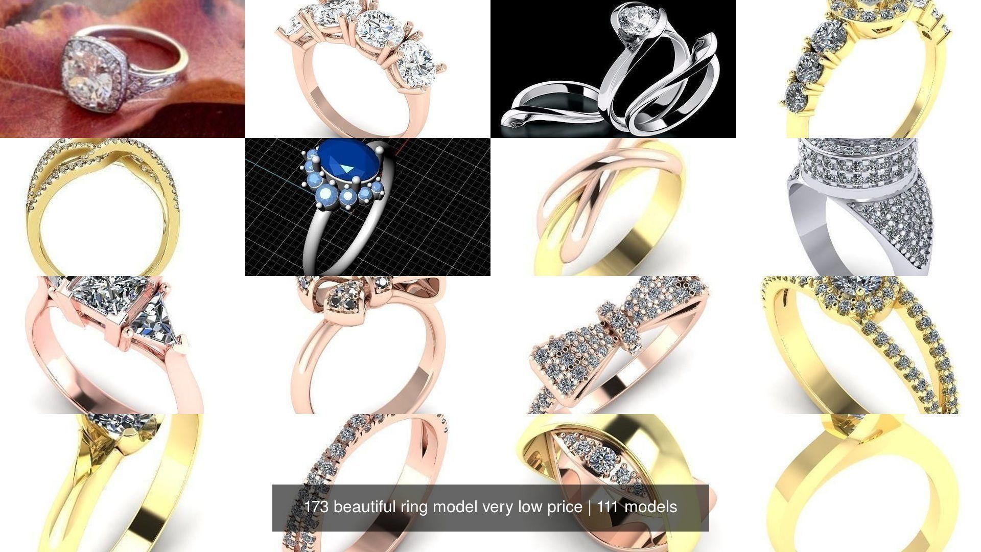 173 beautiful ring model very low price 3D Model Collection_91
