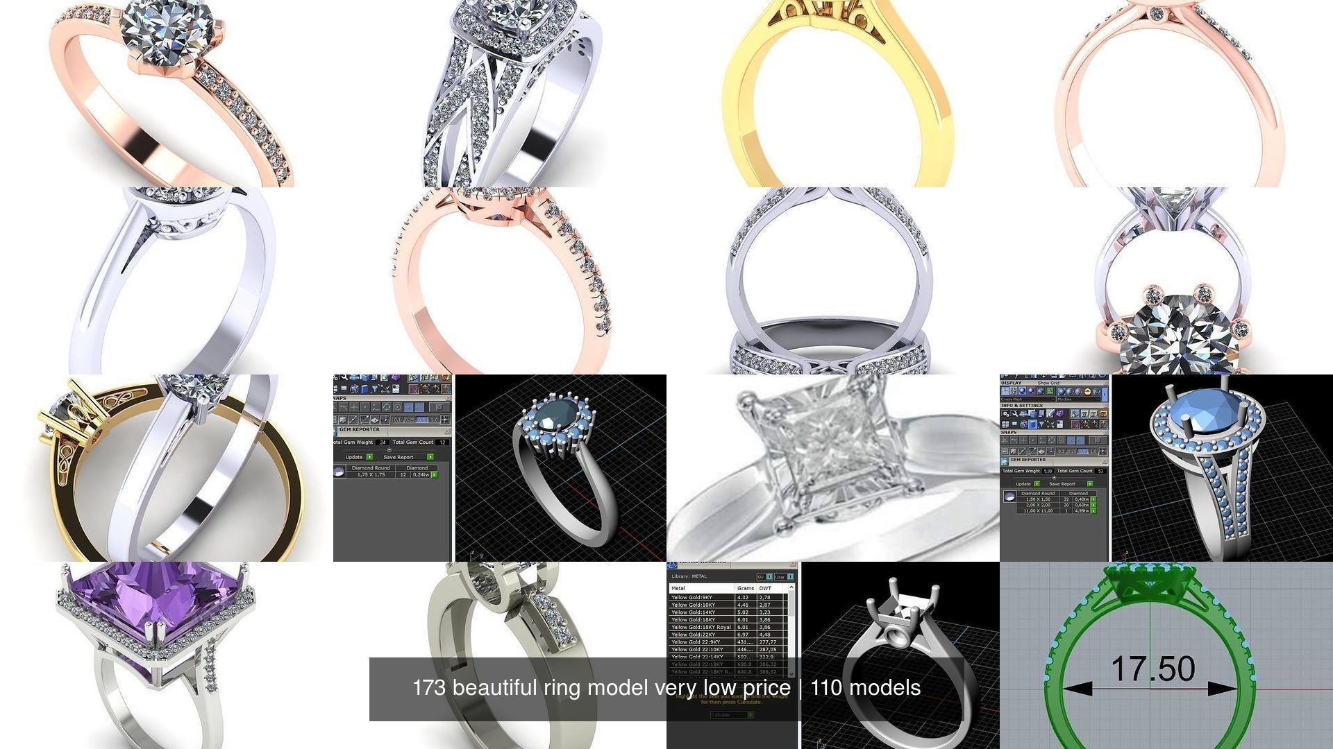 173 beautiful ring model very low price 3D Model Collection_494