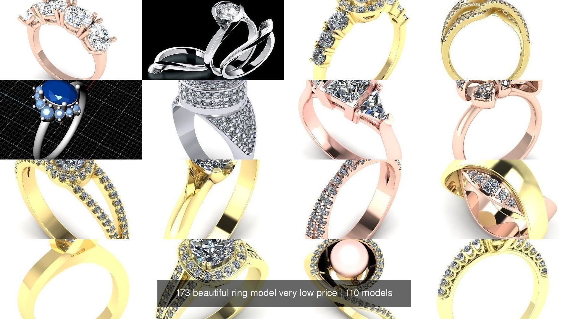 173 beautiful ring model very low price 3D Model Collection_121