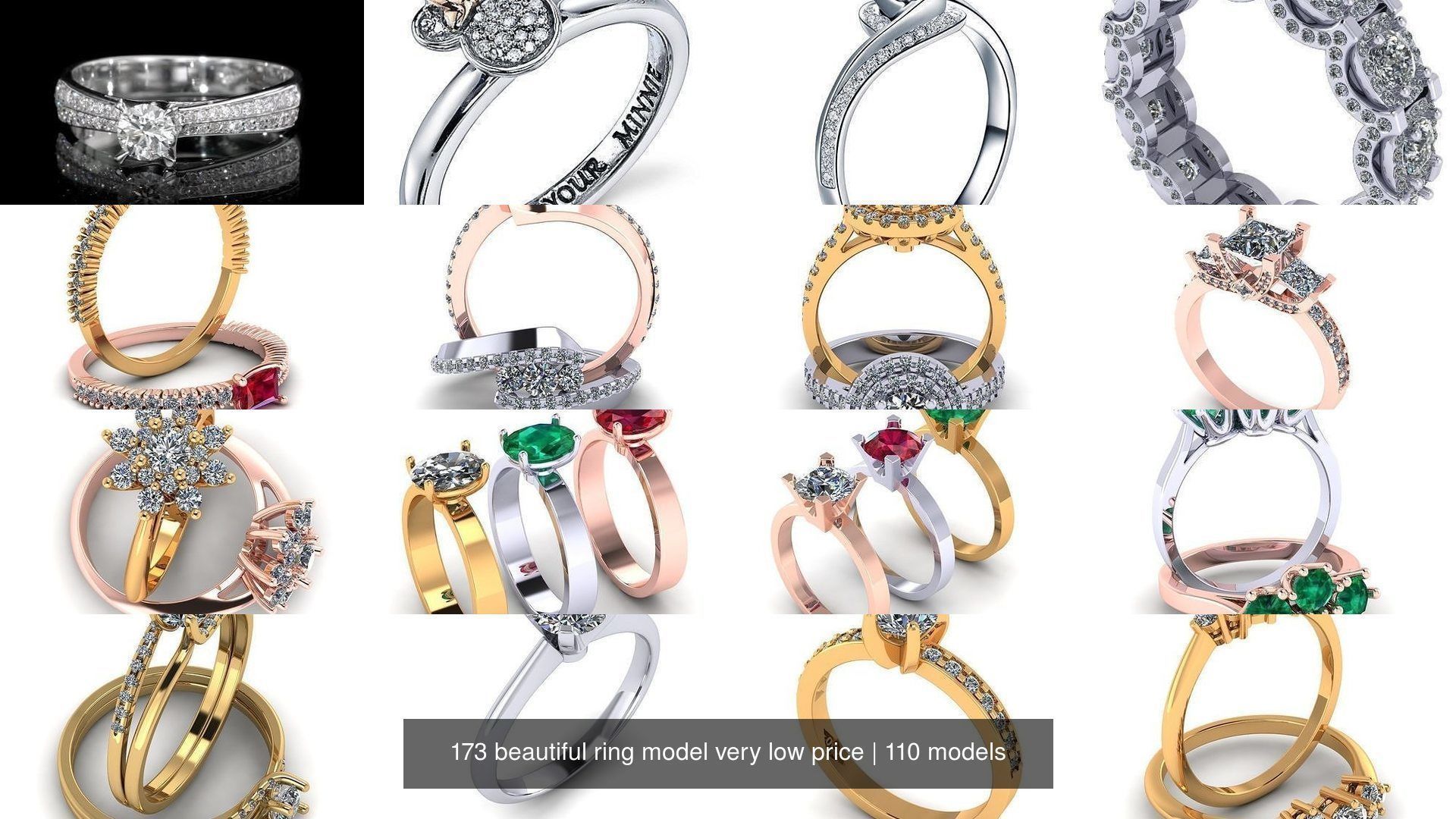 173 beautiful ring model very low price 3D Model Collection_360