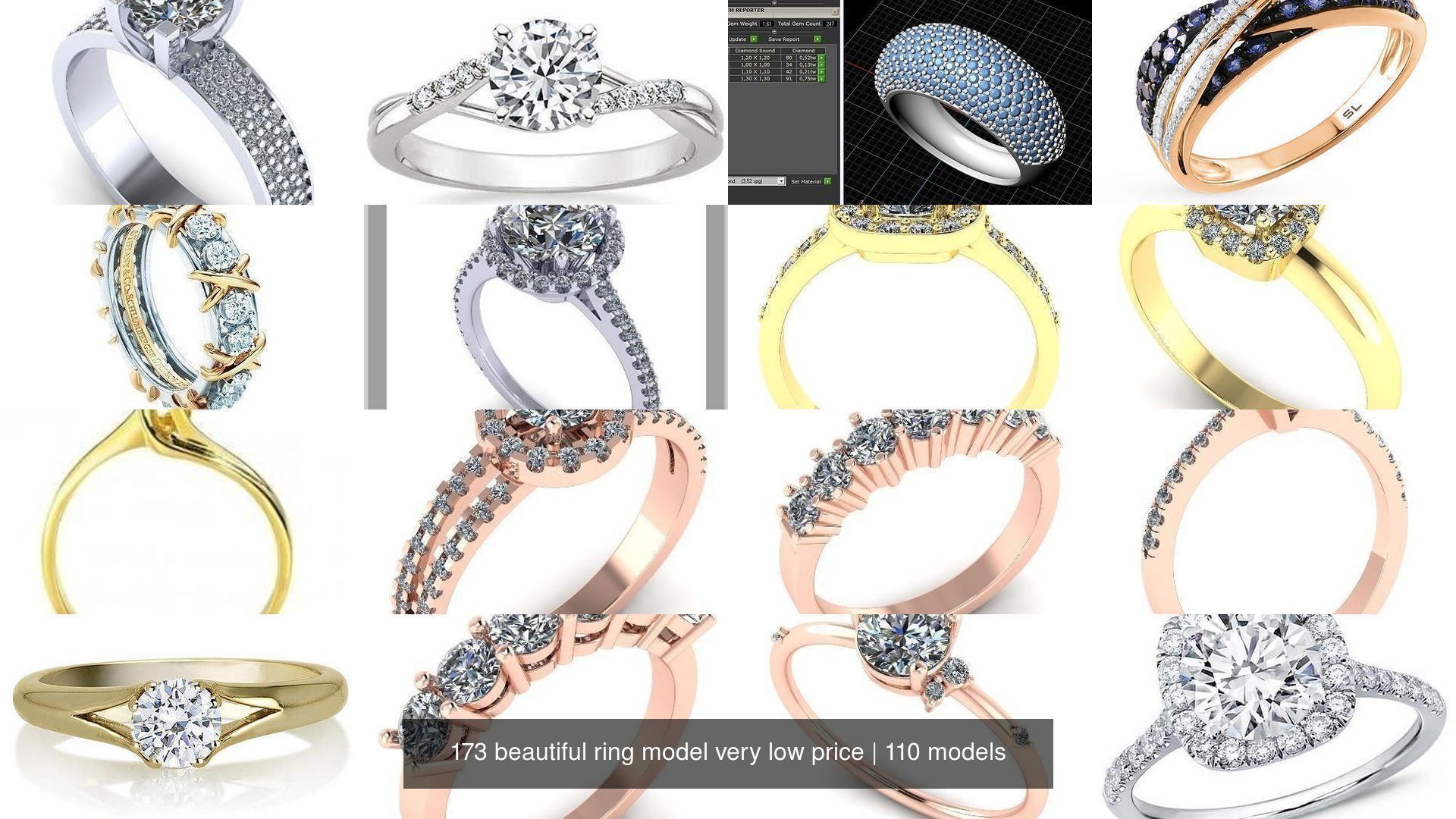 173 beautiful ring model very low price 3D Model Collection_228
