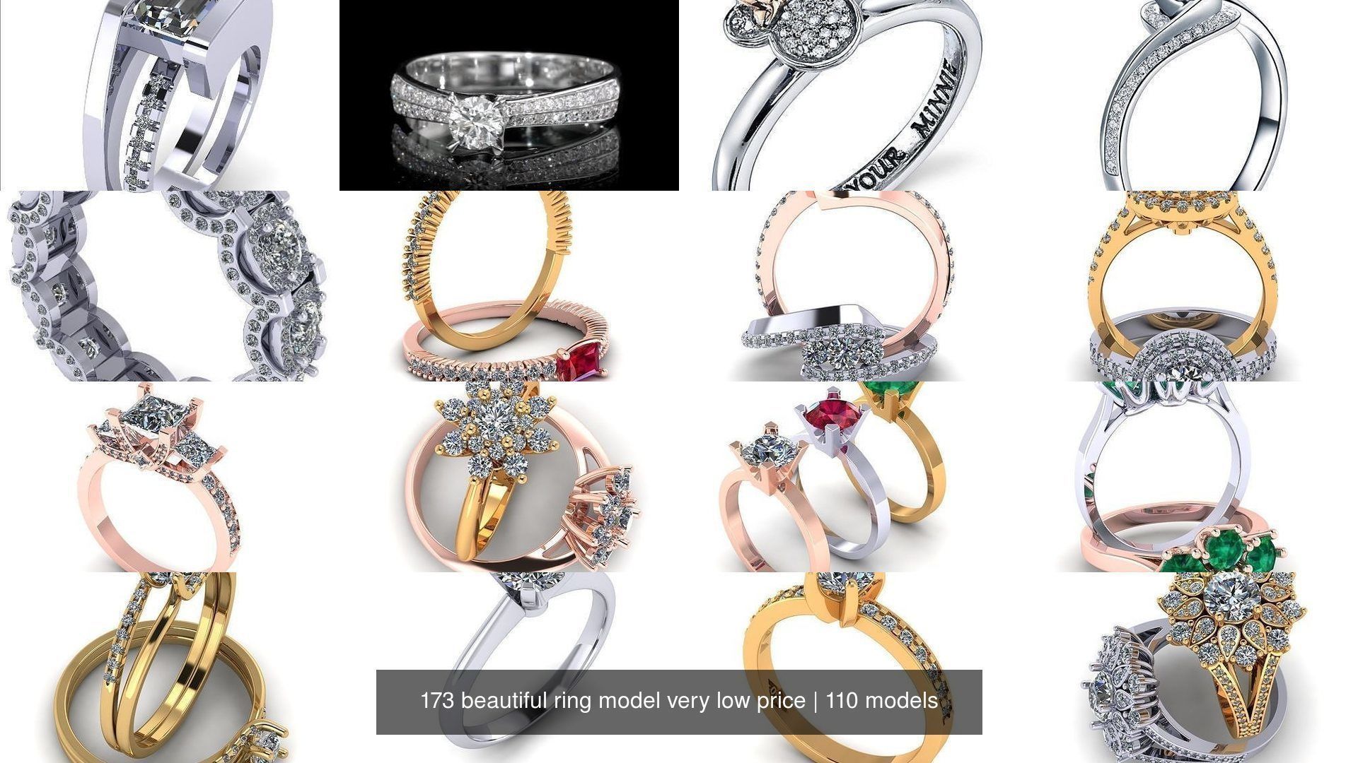 173 beautiful ring model very low price 3D Model Collection_303