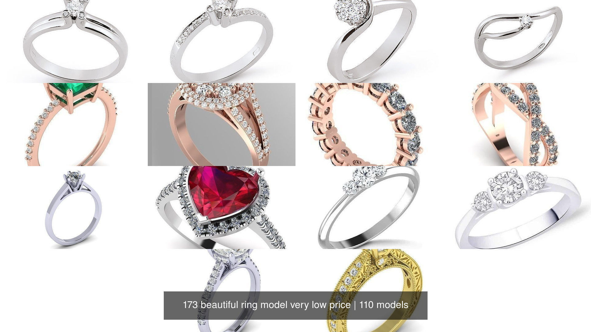 173 beautiful ring model very low price 3D Model Collection_68