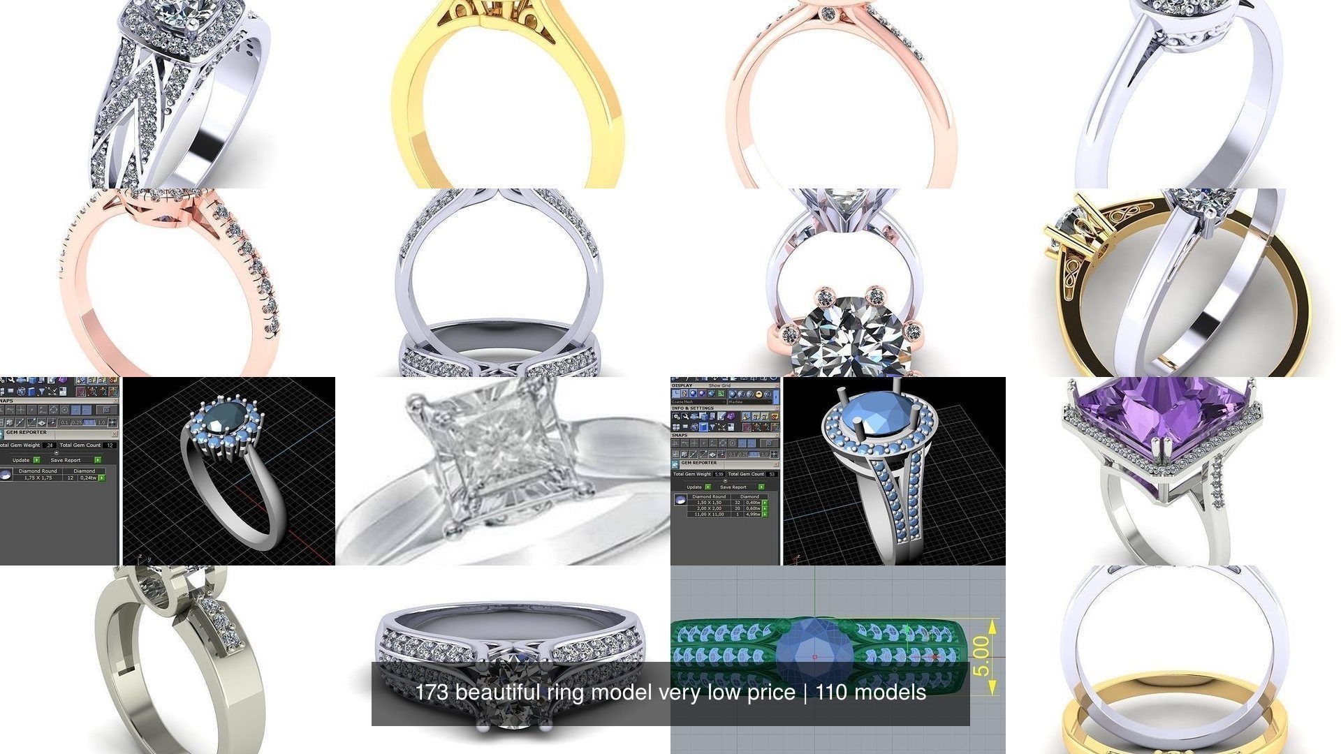173 beautiful ring model very low price 3D Model Collection_491