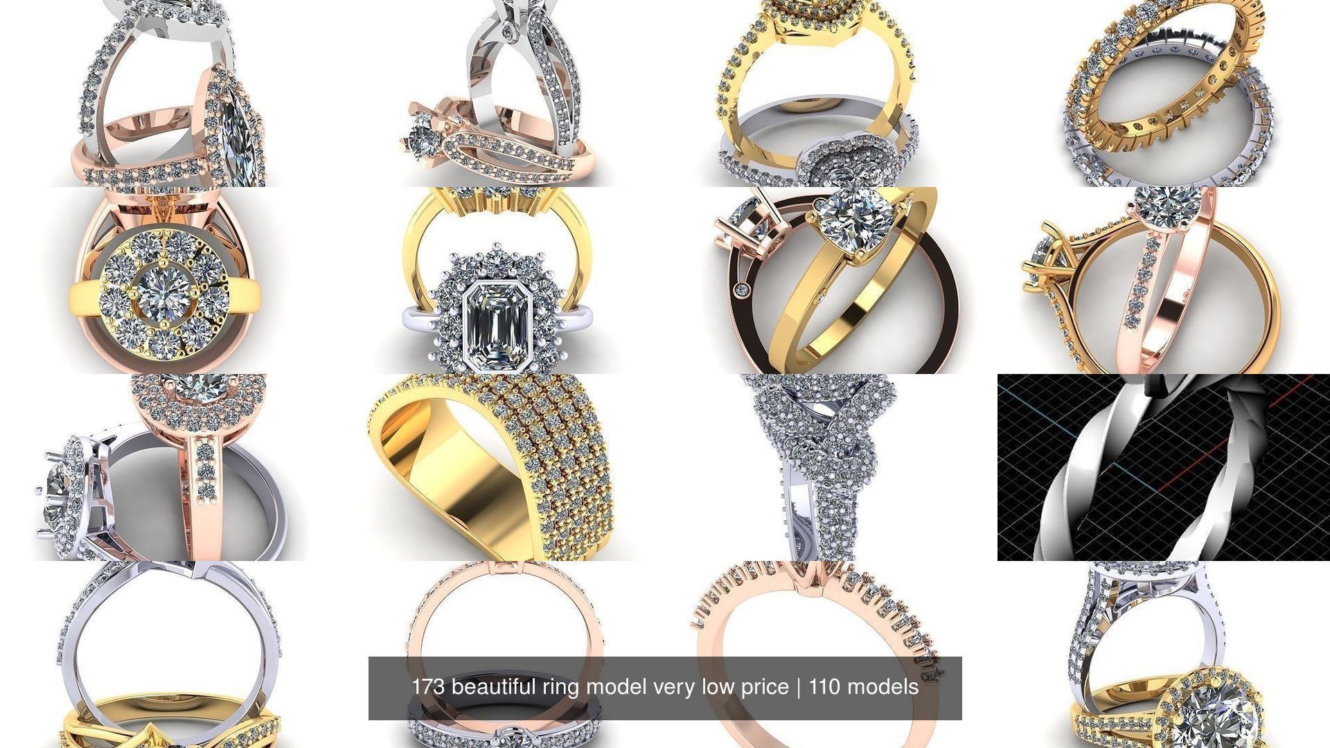 173 beautiful ring model very low price 3D Model Collection_427