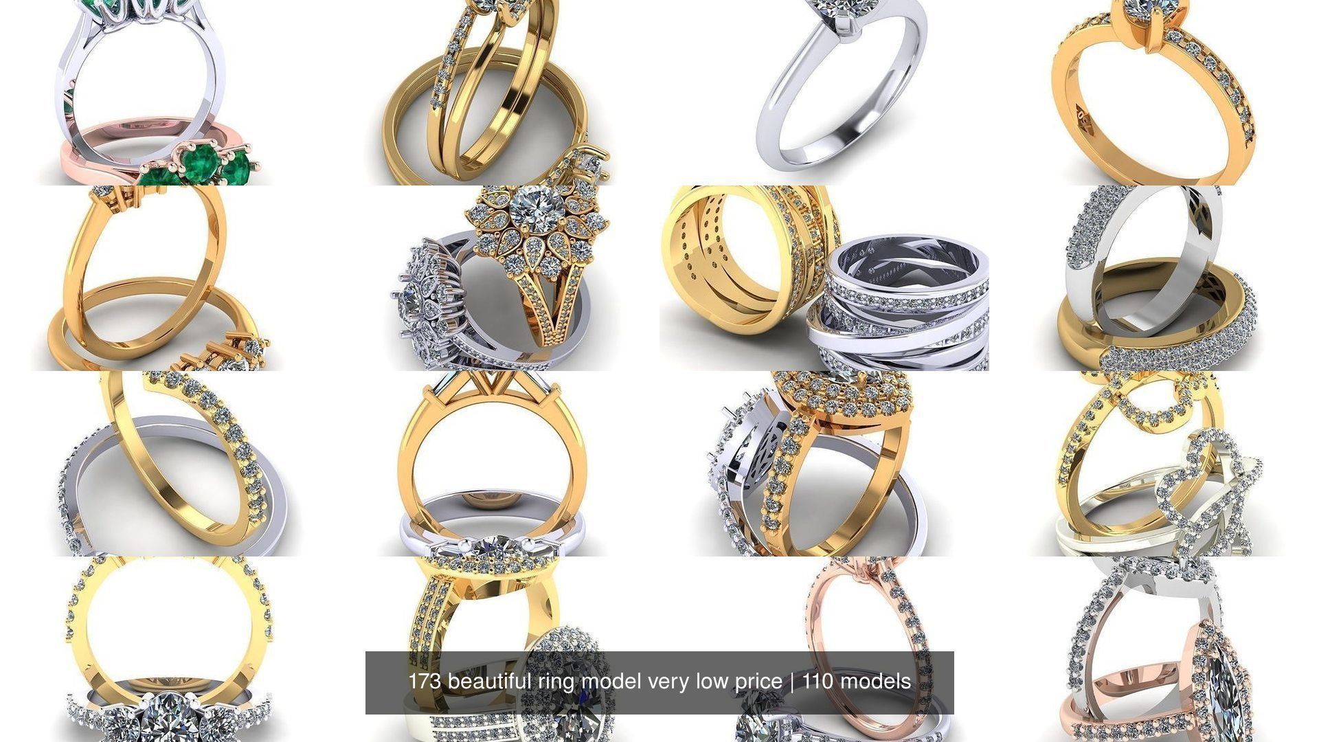 173 beautiful ring model very low price 3D Model Collection_411