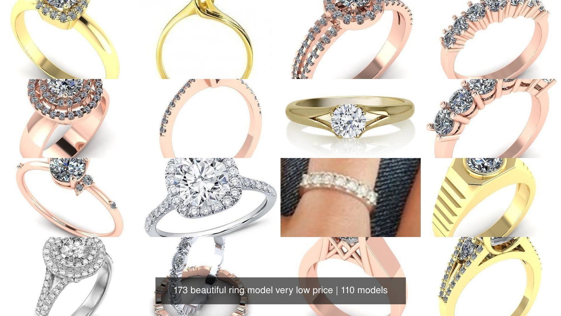173 beautiful ring model very low price 3D Model Collection_285