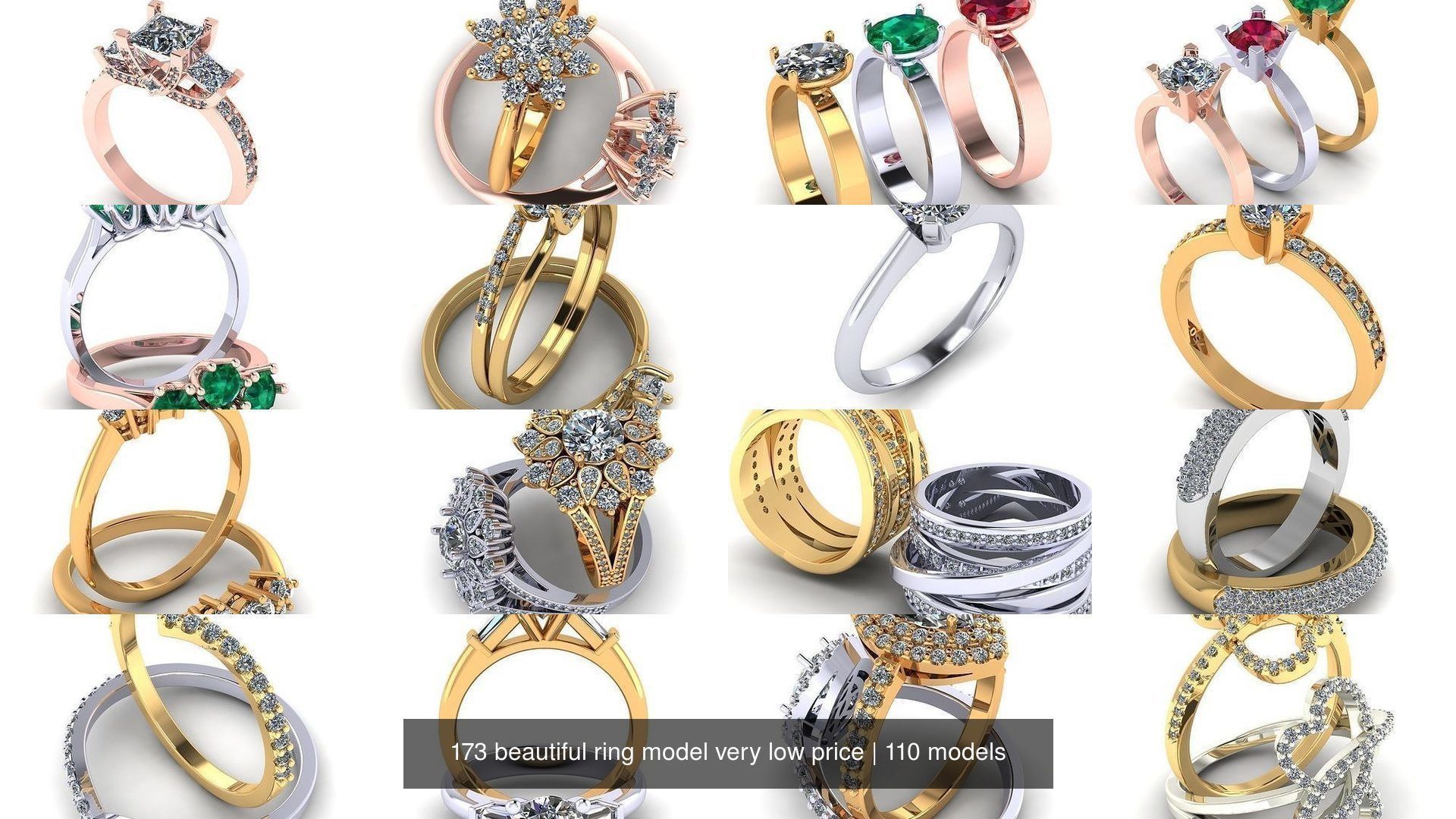 173 beautiful ring model very low price 3D Model Collection_369