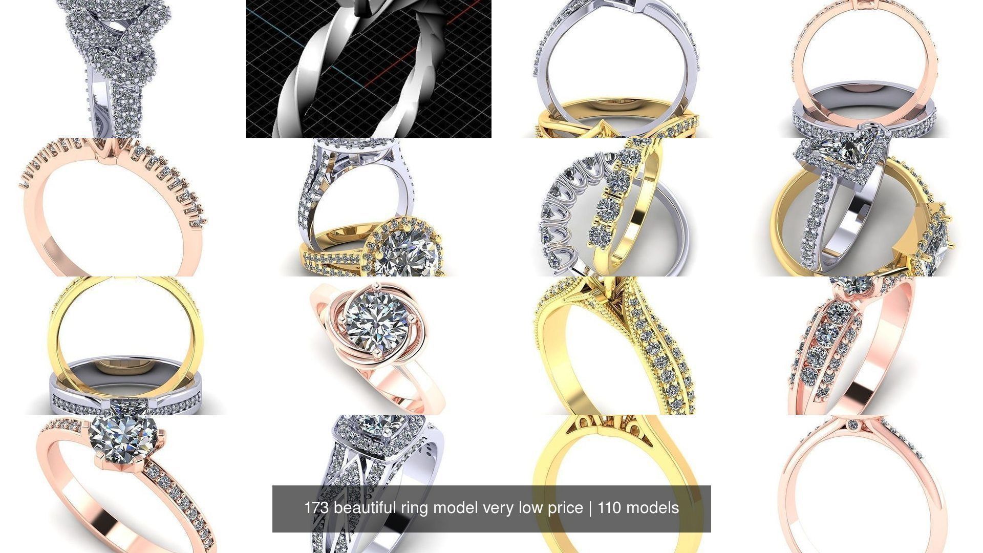 173 beautiful ring model very low price 3D Model Collection_379
