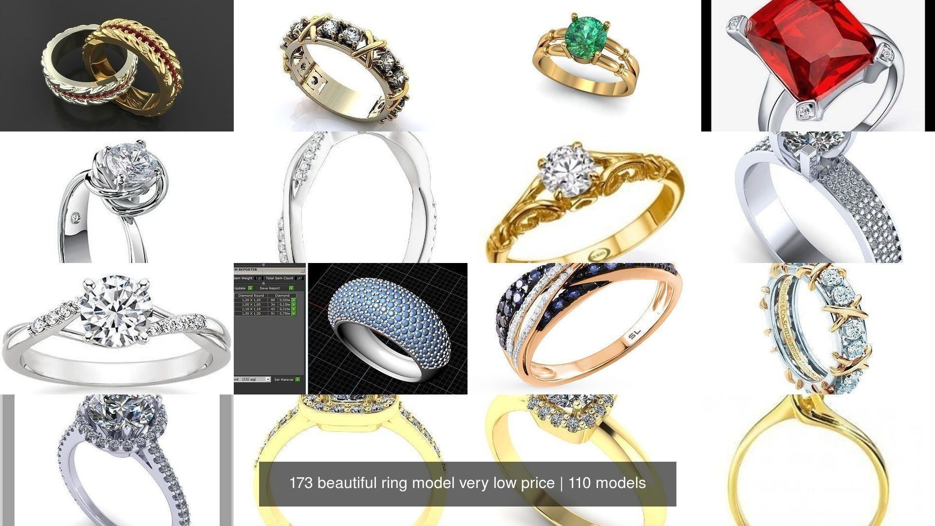 173 beautiful ring model very low price 3D Model Collection_205