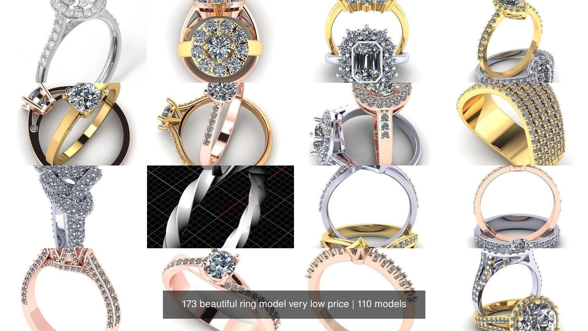 173 beautiful ring model very low price 3D Model Collection_468