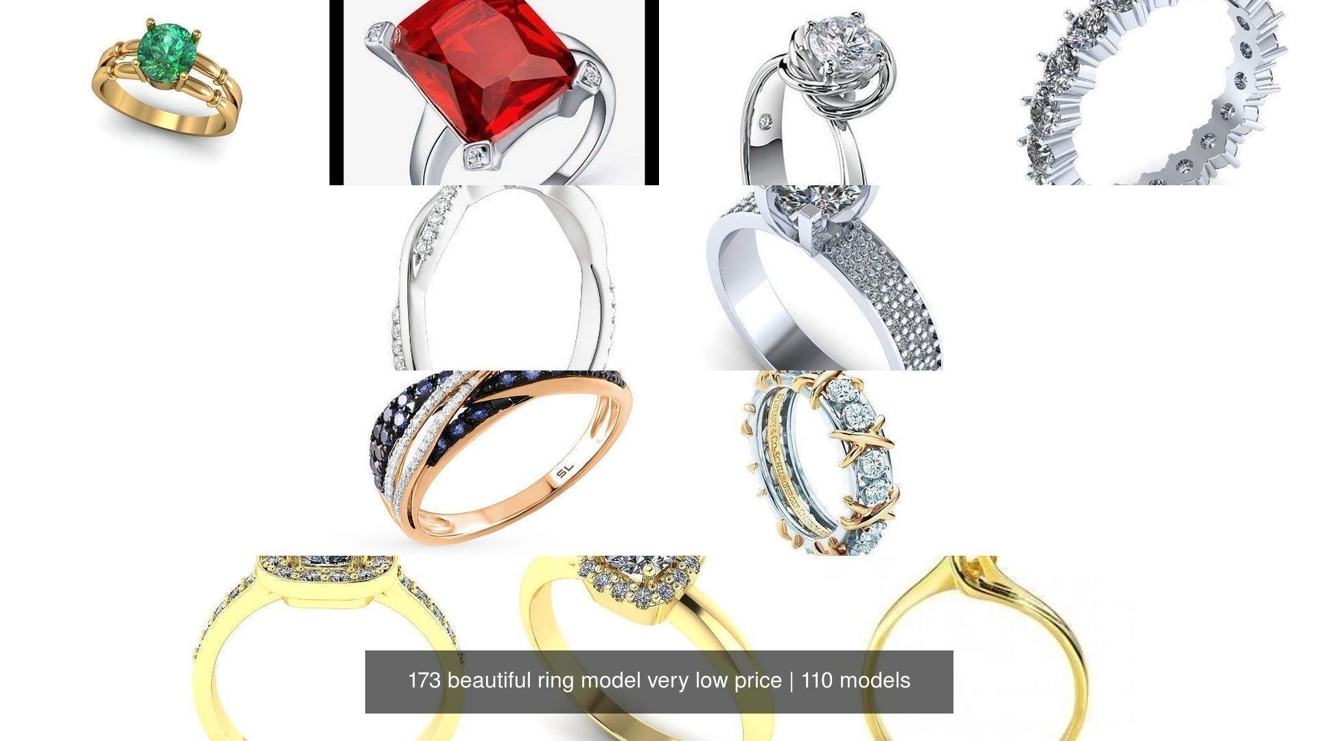 173 beautiful ring model very low price 3D Model Collection_218