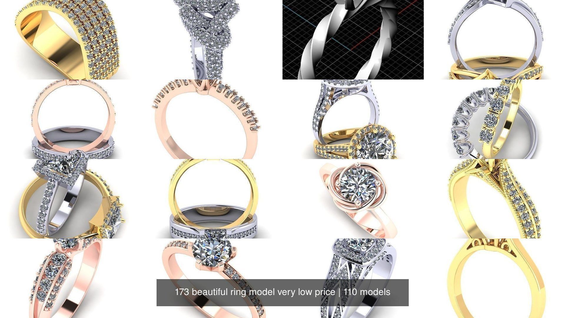 173 beautiful ring model very low price 3D Model Collection_394