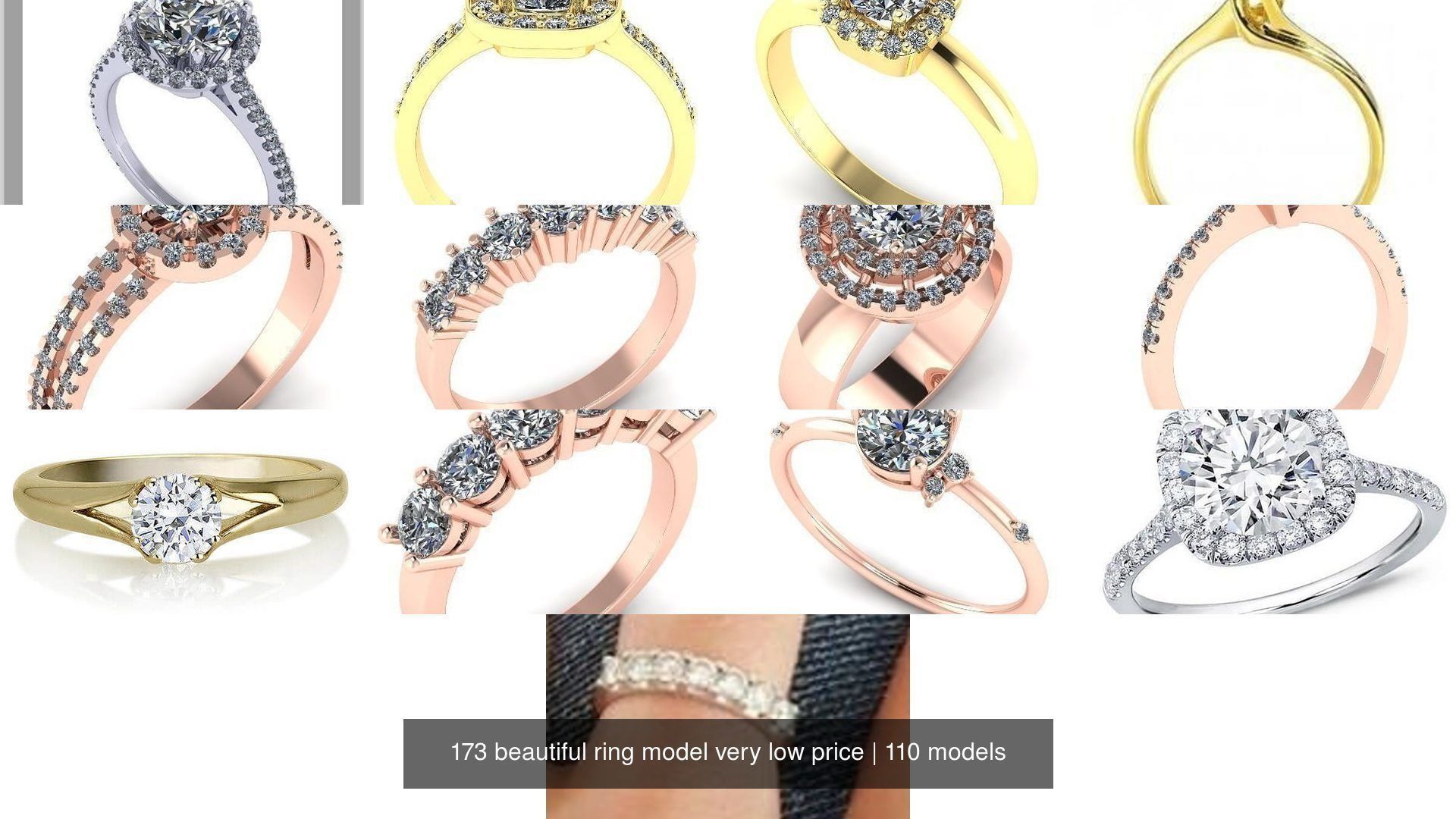 173 beautiful ring model very low price 3D Model Collection_288