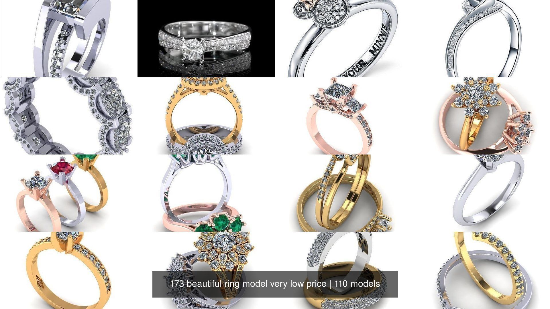 173 beautiful ring model very low price 3D Model Collection_323