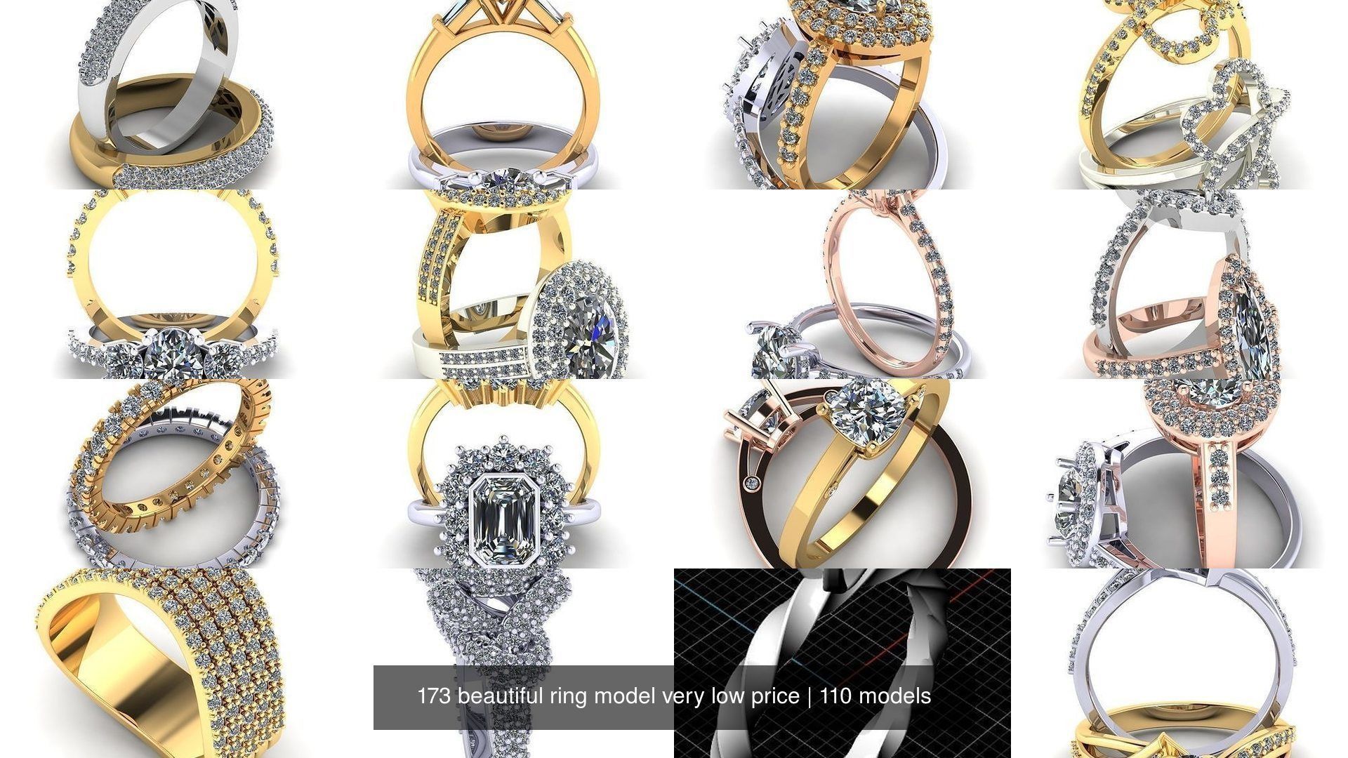 173 beautiful ring model very low price 3D Model Collection_330