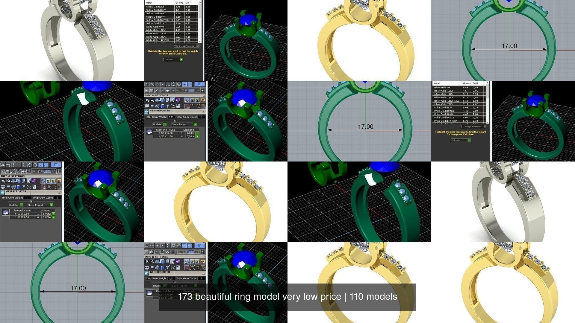 173 beautiful ring model very low price 3D Model Collection_461