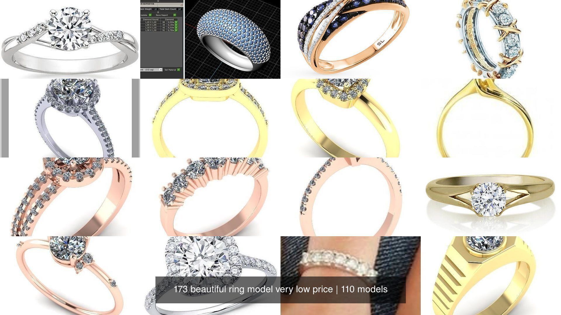 173 beautiful ring model very low price 3D Model Collection_238