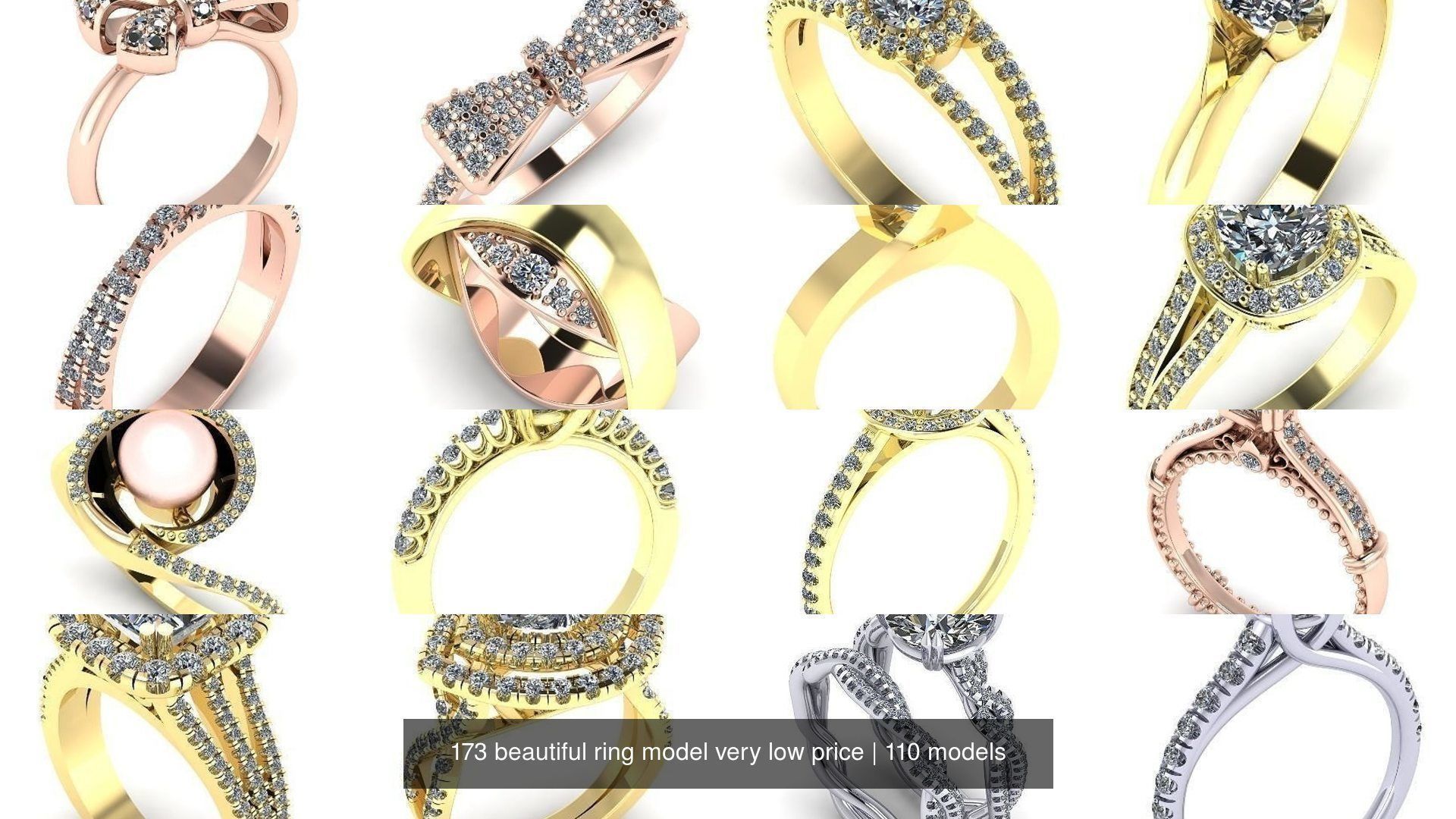 173 beautiful ring model very low price 3D Model Collection_161