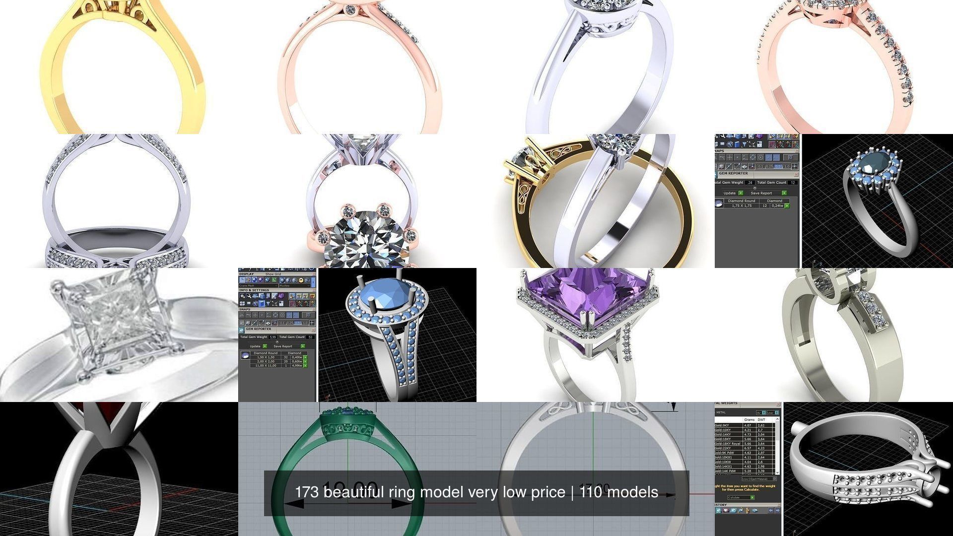 173 beautiful ring model very low price 3D Model Collection_497