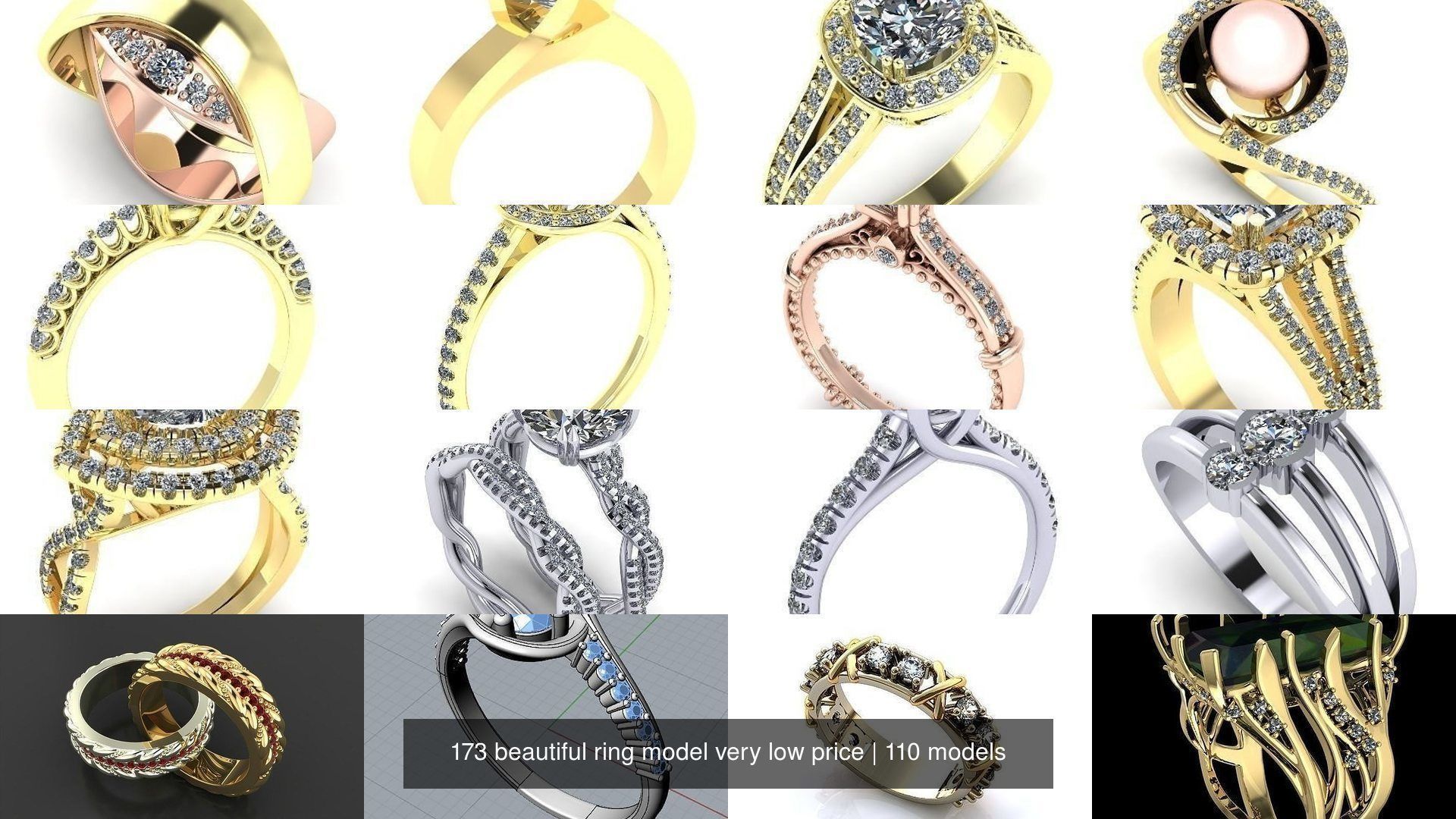173 beautiful ring model very low price 3D Model Collection_151