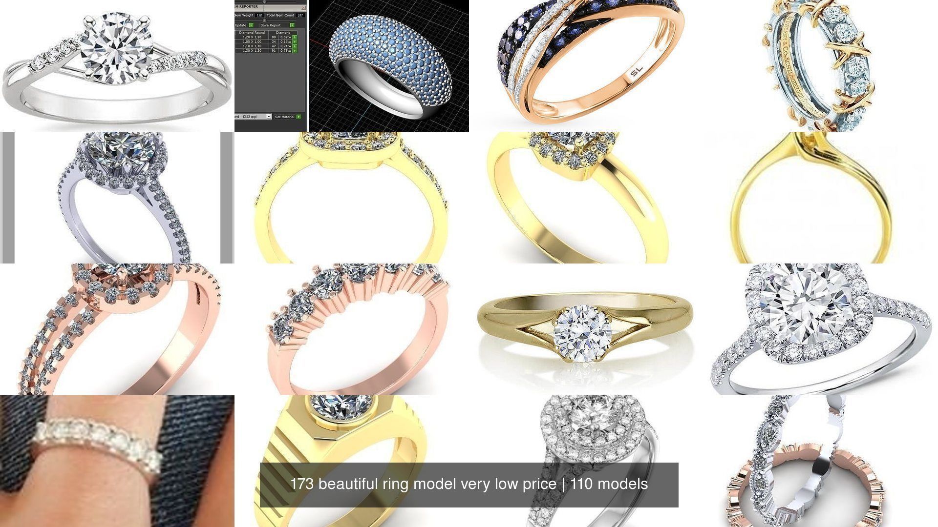 173 beautiful ring model very low price 3D Model Collection_258