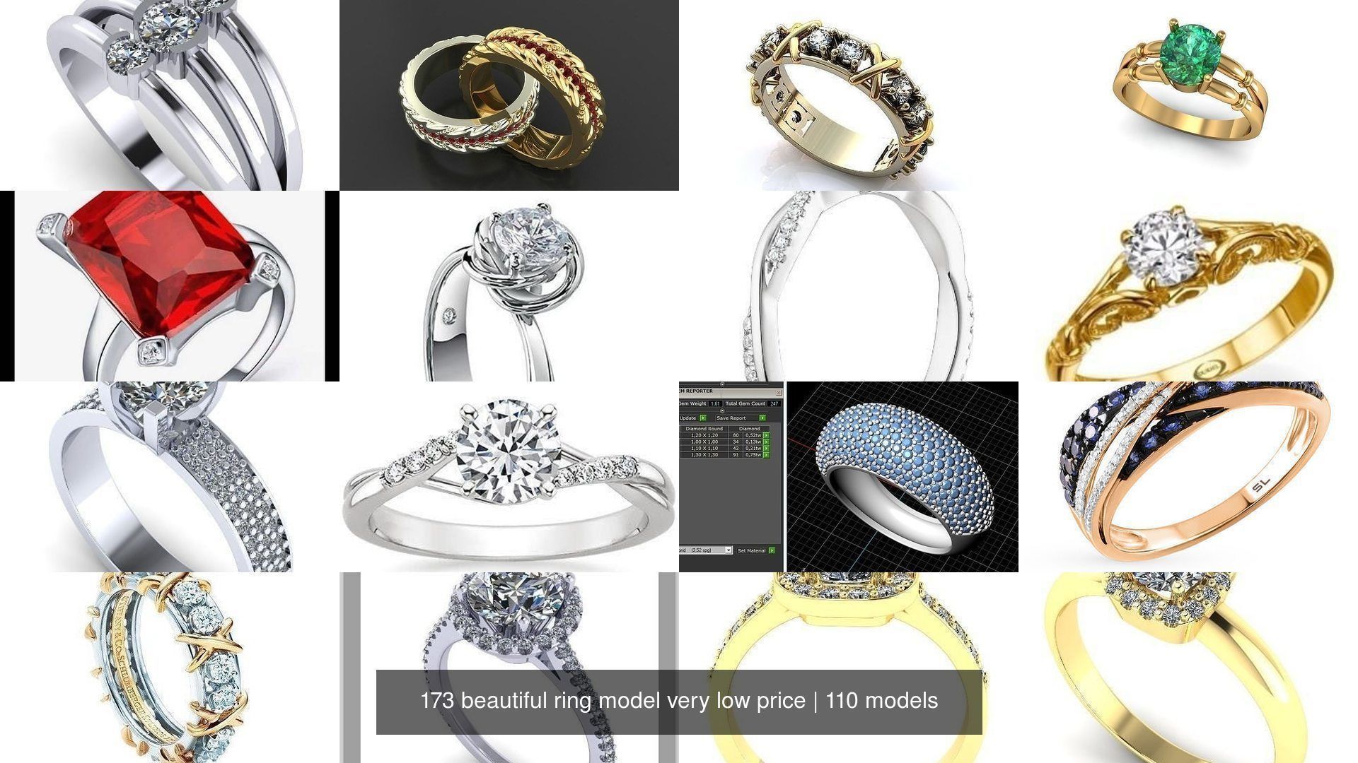 173 beautiful ring model very low price 3D Model Collection_194