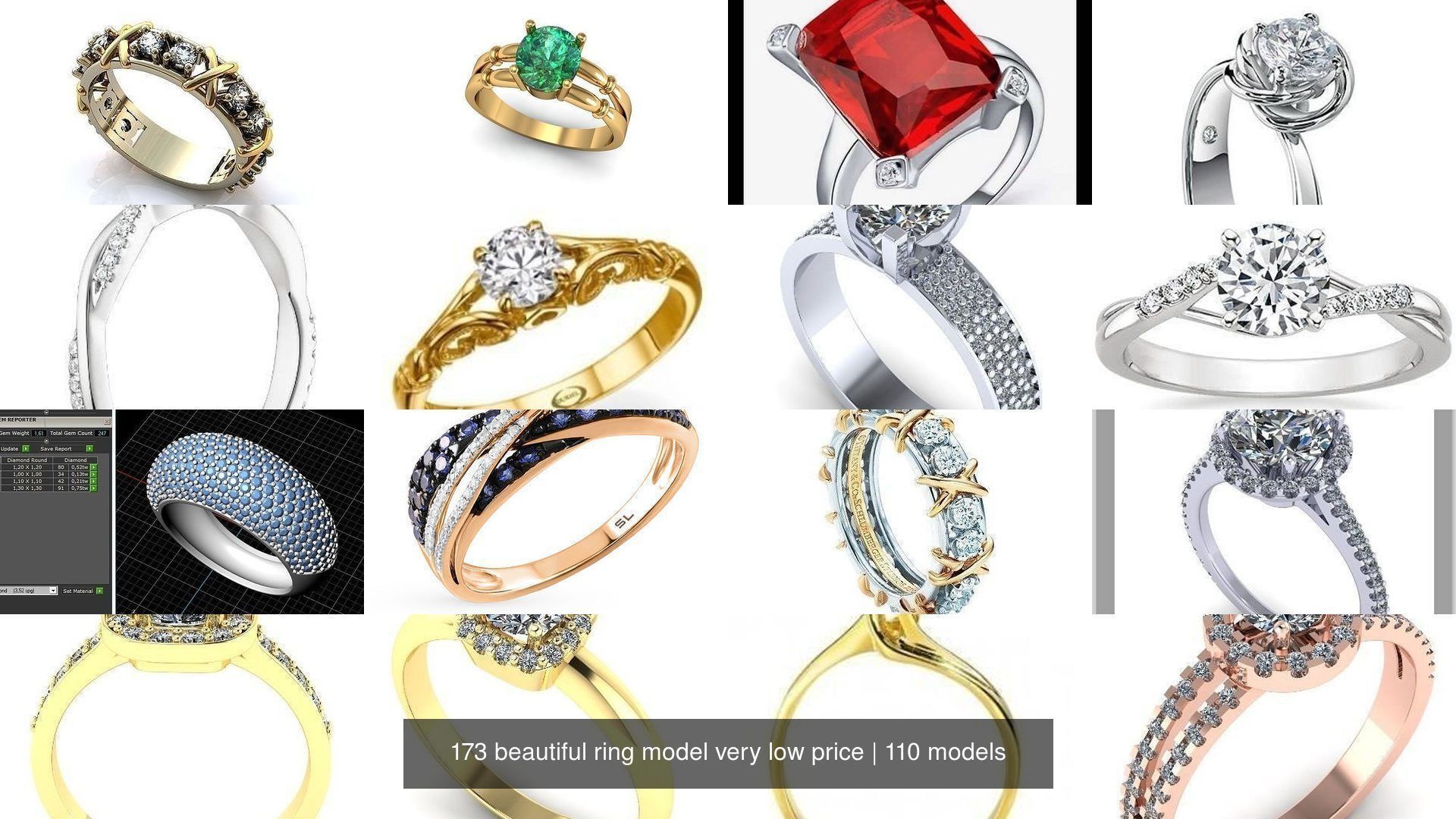 173 beautiful ring model very low price 3D Model Collection_203