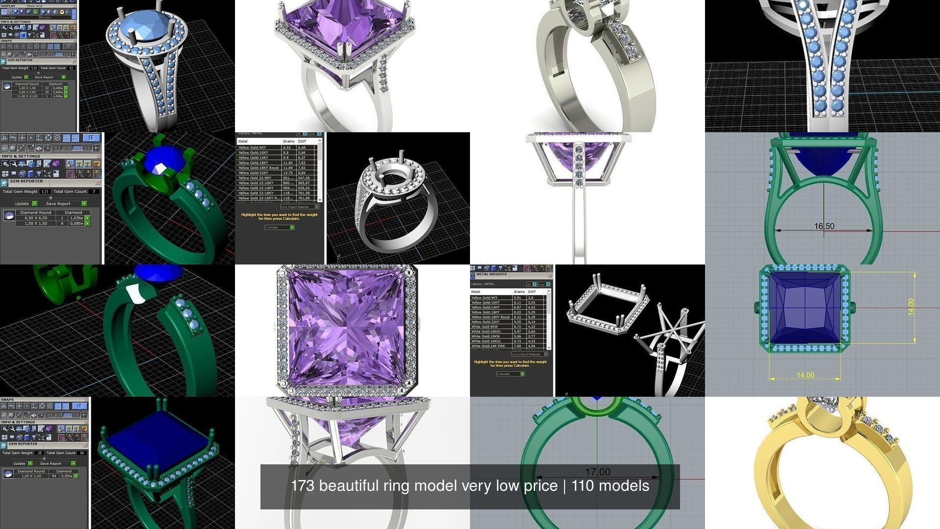 173 beautiful ring model very low price 3D Model Collection_505