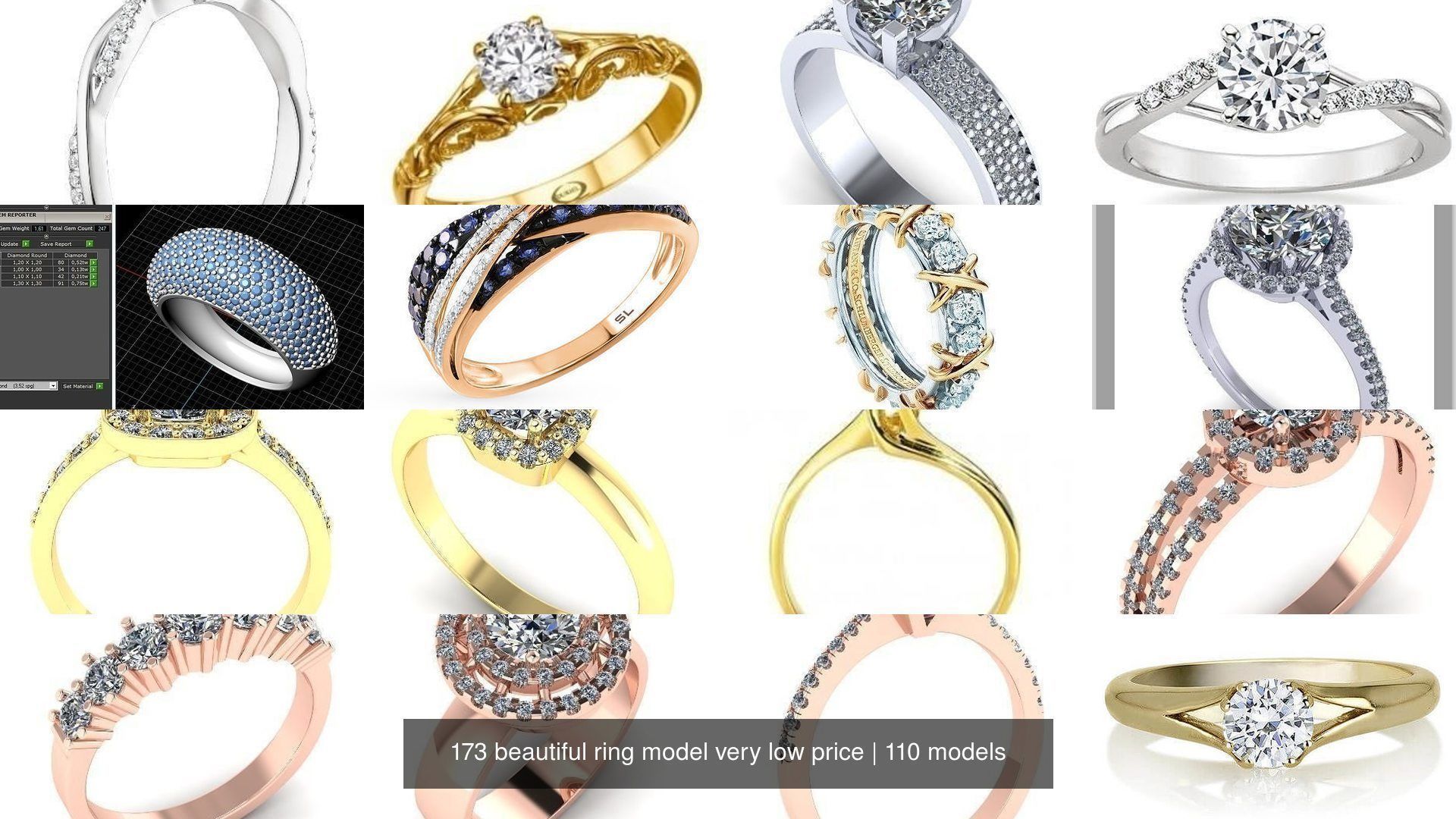 173 beautiful ring model very low price 3D Model Collection_220