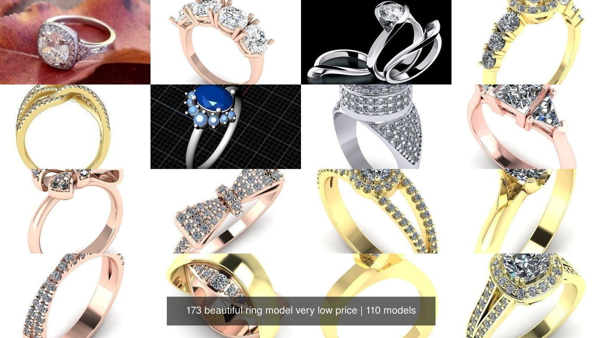173 beautiful ring model very low price 3D Model Collection_100