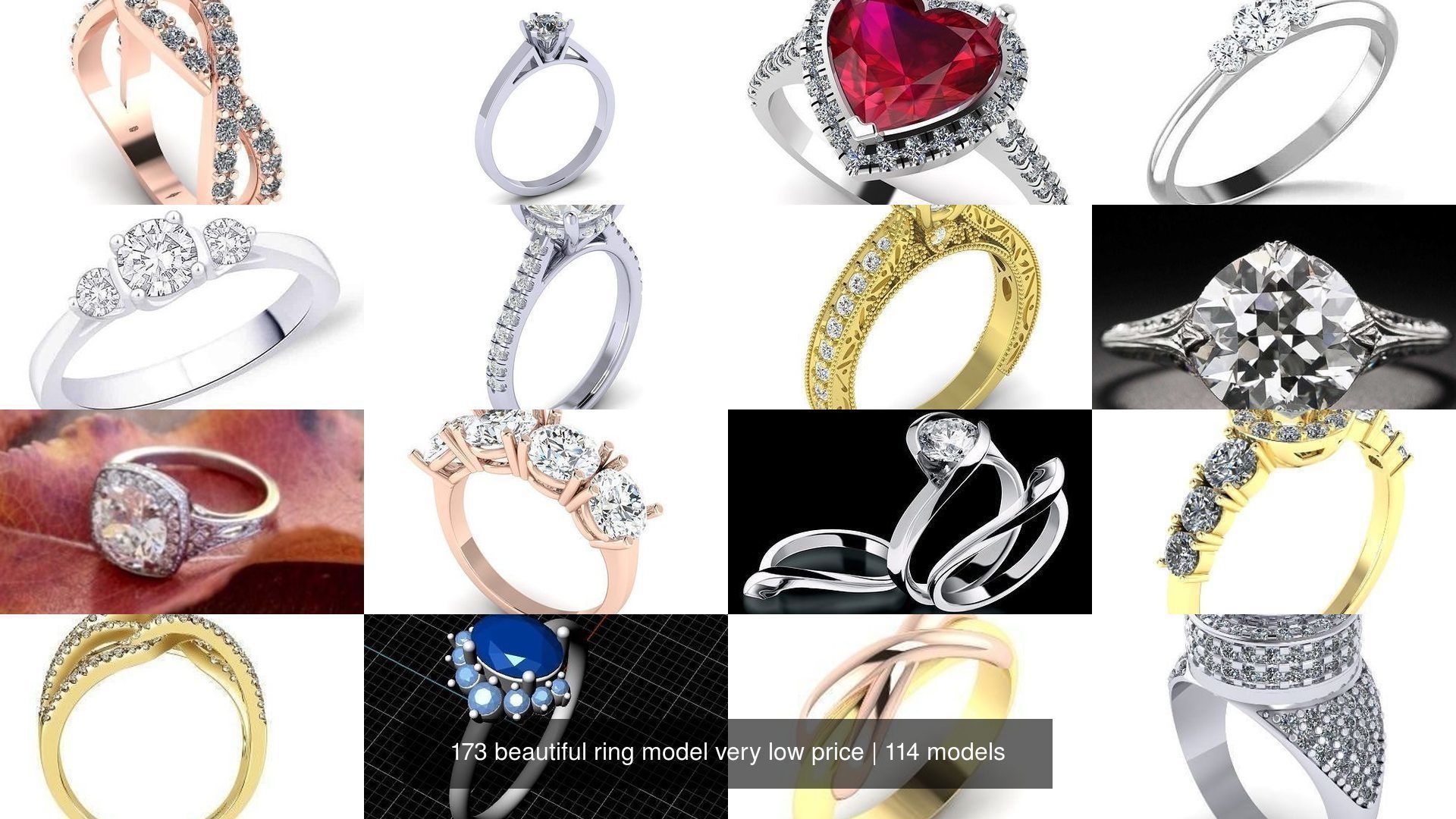 173 beautiful ring model very low price 3D Model Collection_88