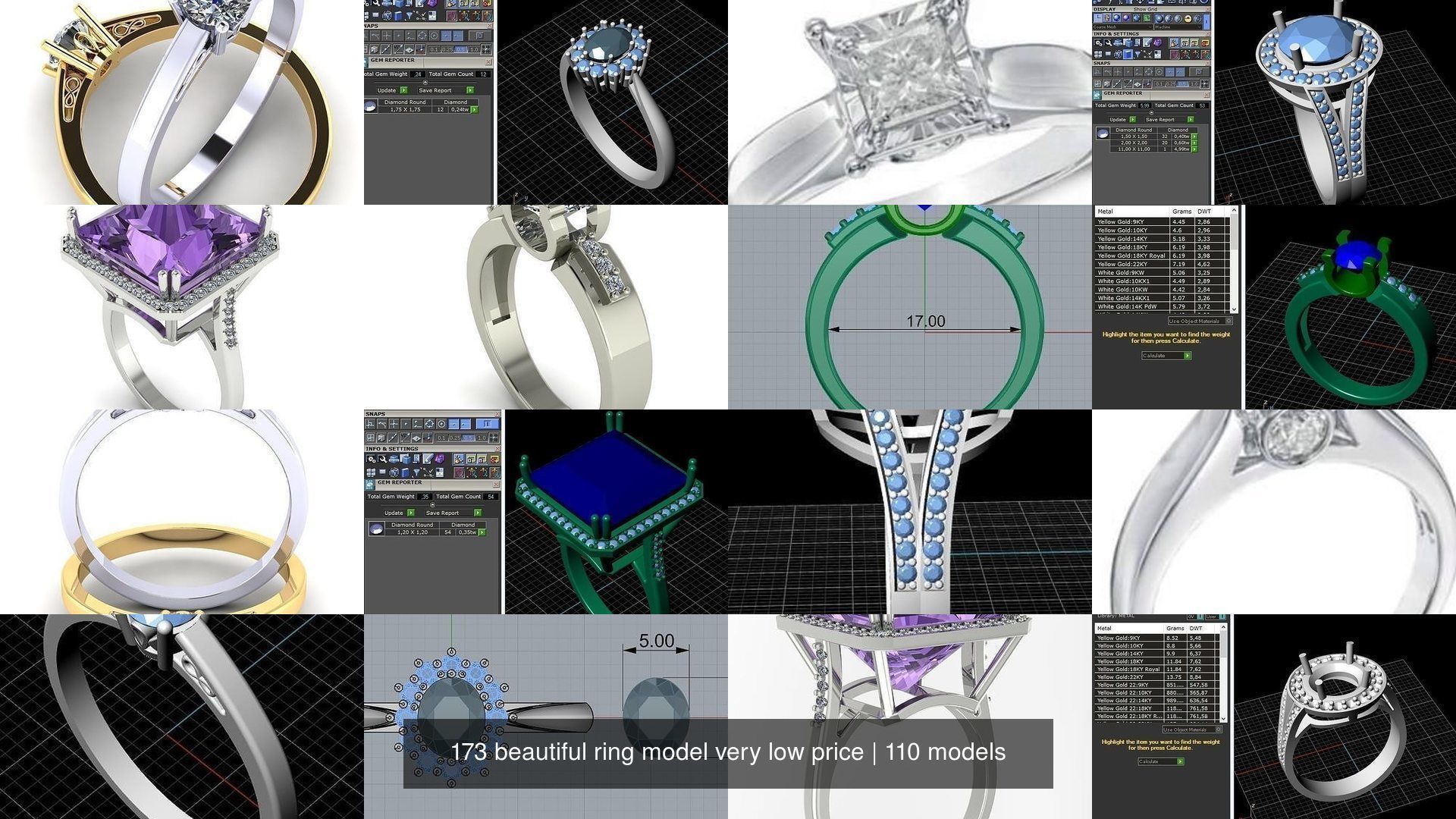 173 beautiful ring model very low price 3D Model Collection_449