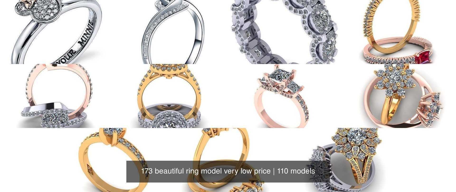 173 beautiful ring model very low price 3D Model Collection_342