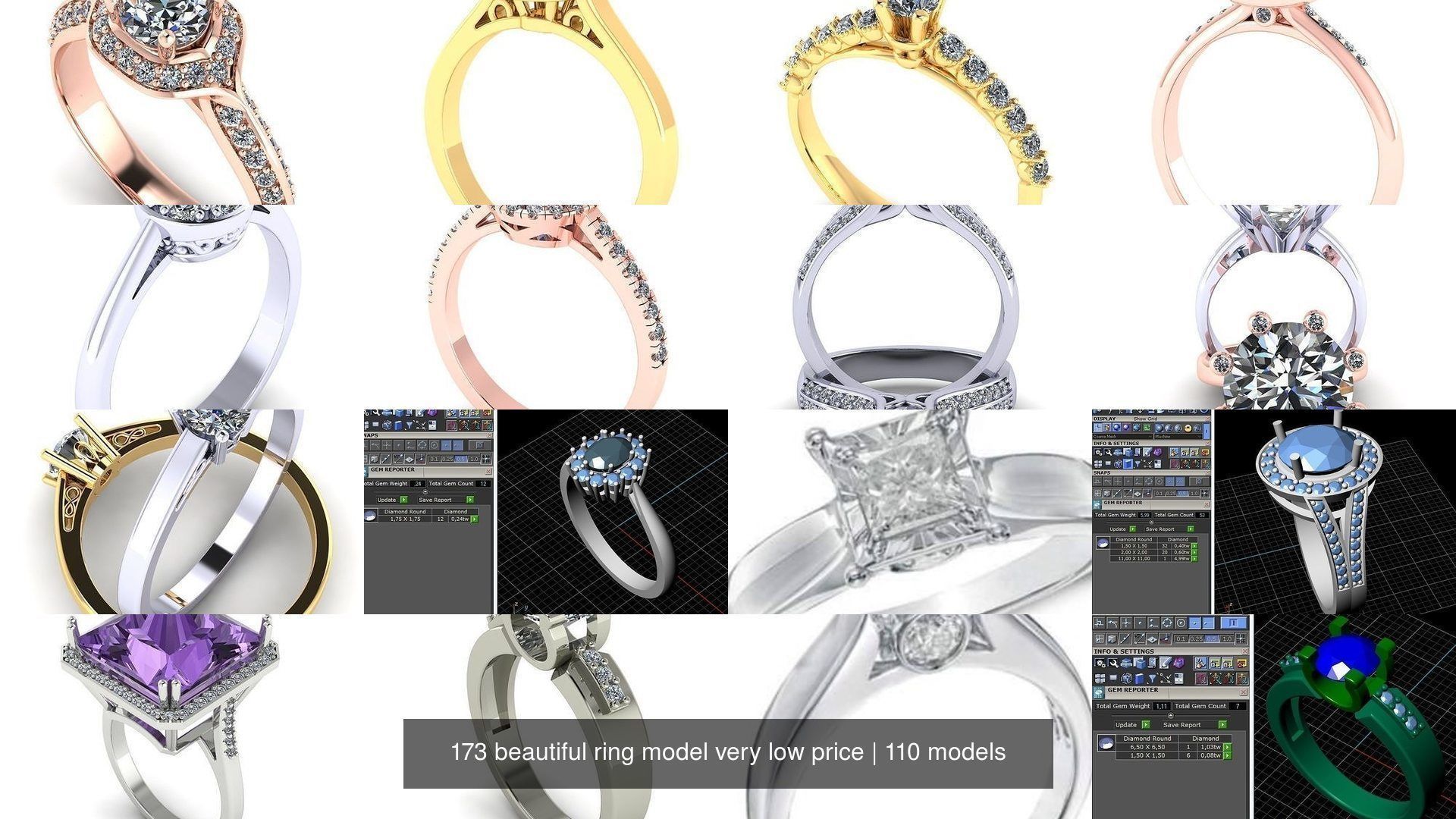 173 beautiful ring model very low price 3D Model Collection_524
