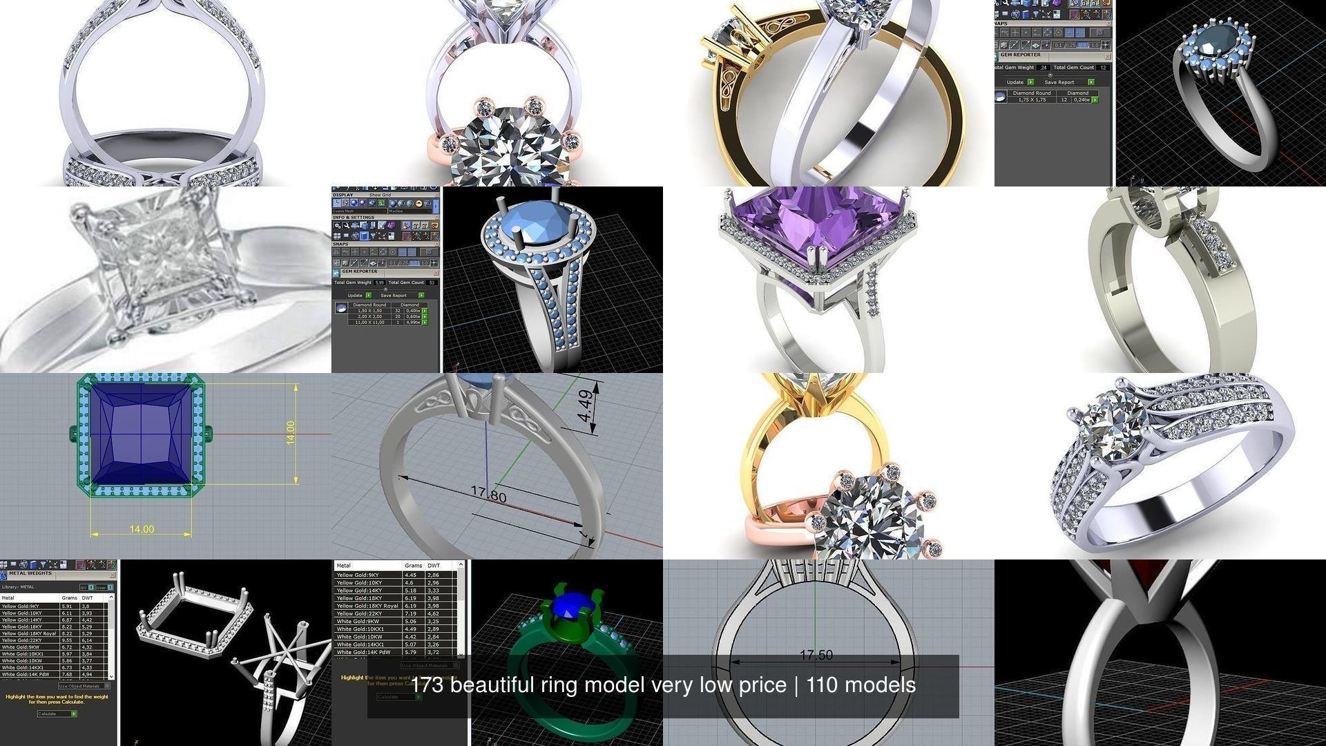 173 beautiful ring model very low price 3D Model Collection_529