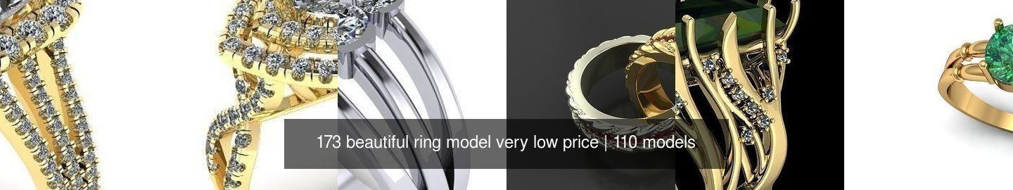 173 beautiful ring model very low price 3D Model Collection_173