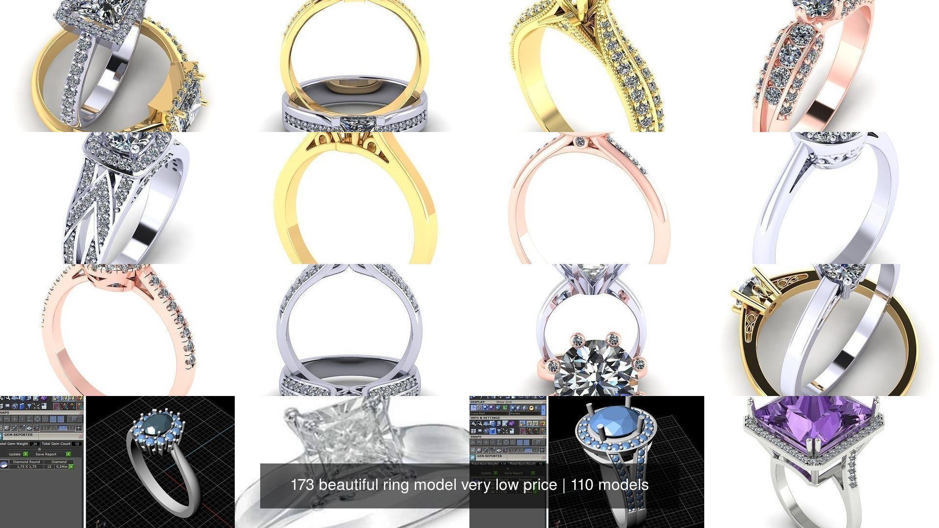173 beautiful ring model very low price 3D Model Collection_399