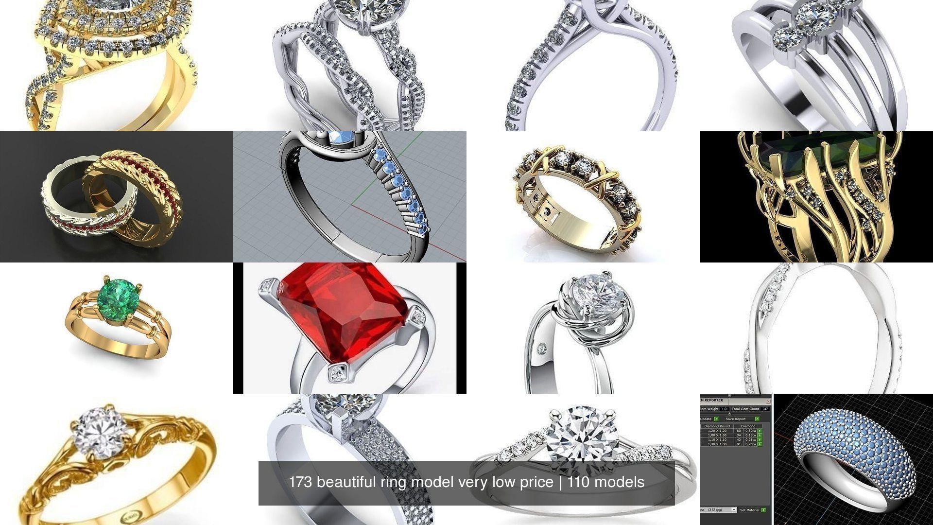 173 beautiful ring model very low price 3D Model Collection_200