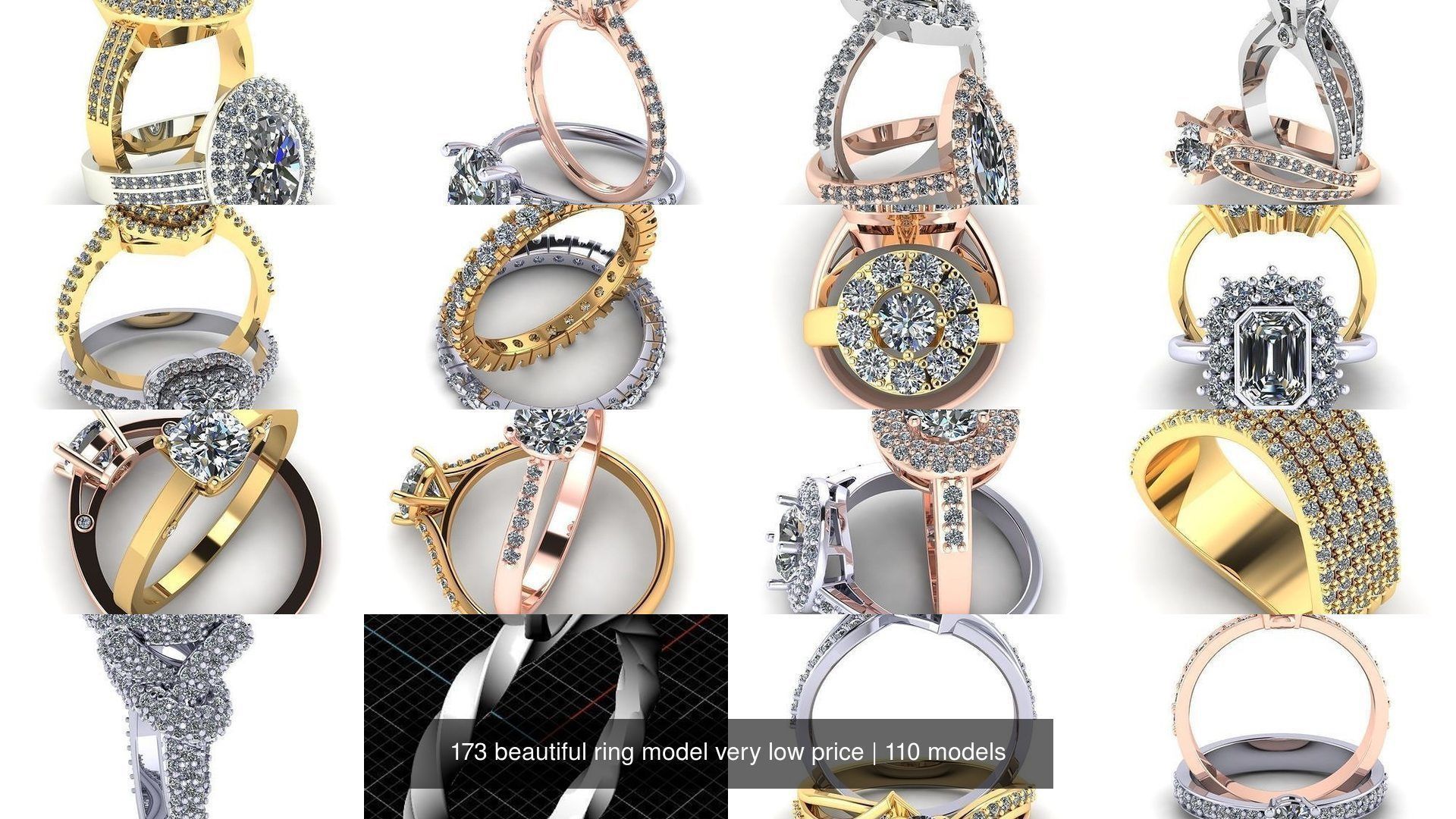 173 beautiful ring model very low price 3D Model Collection_425