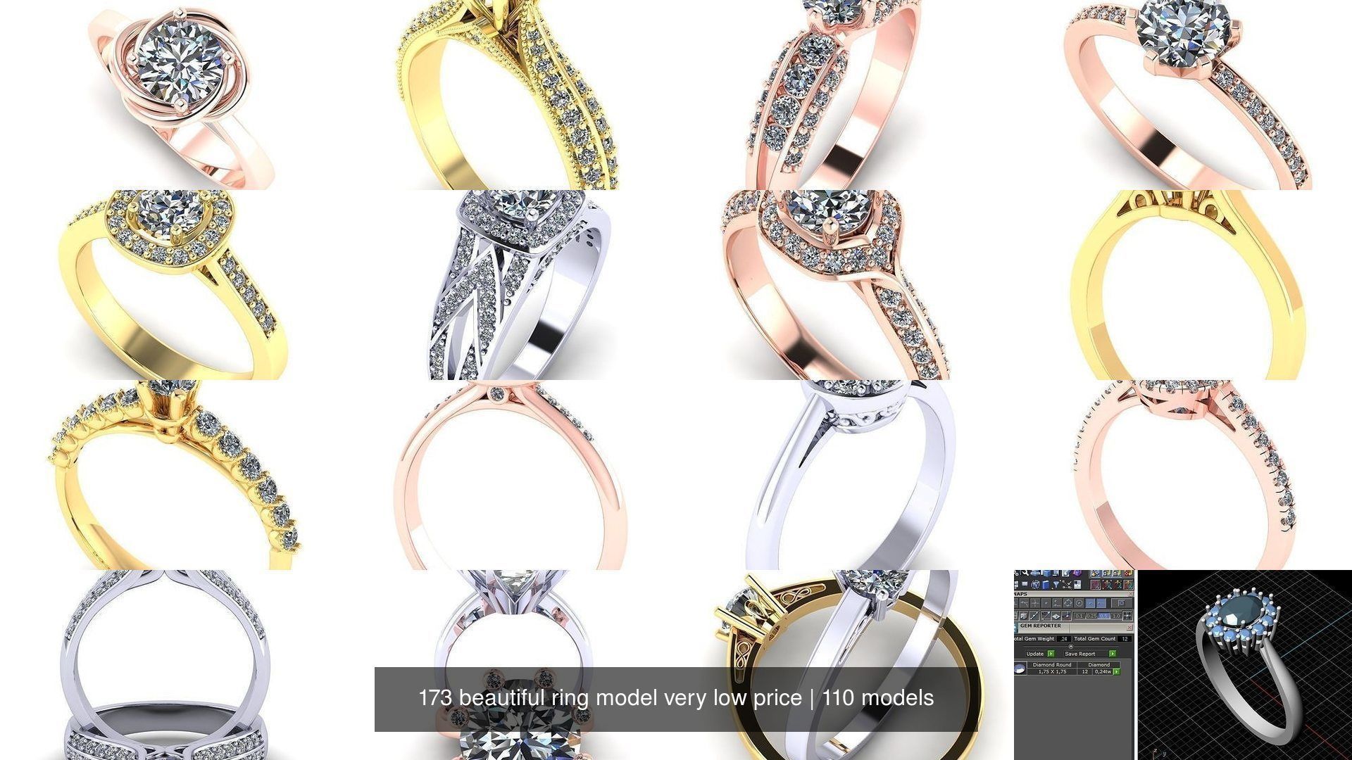 173 beautiful ring model very low price 3D Model Collection_507