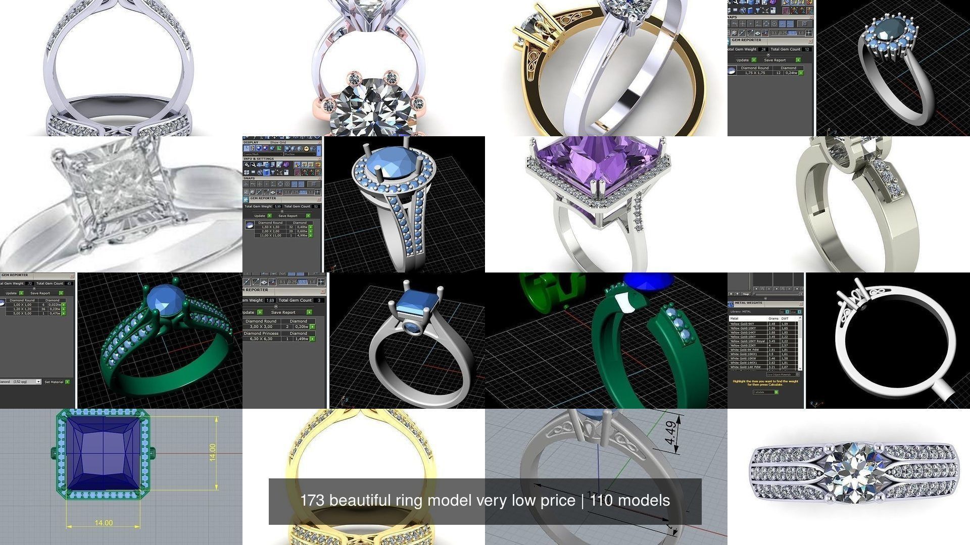 173 beautiful ring model very low price 3D Model Collection_536