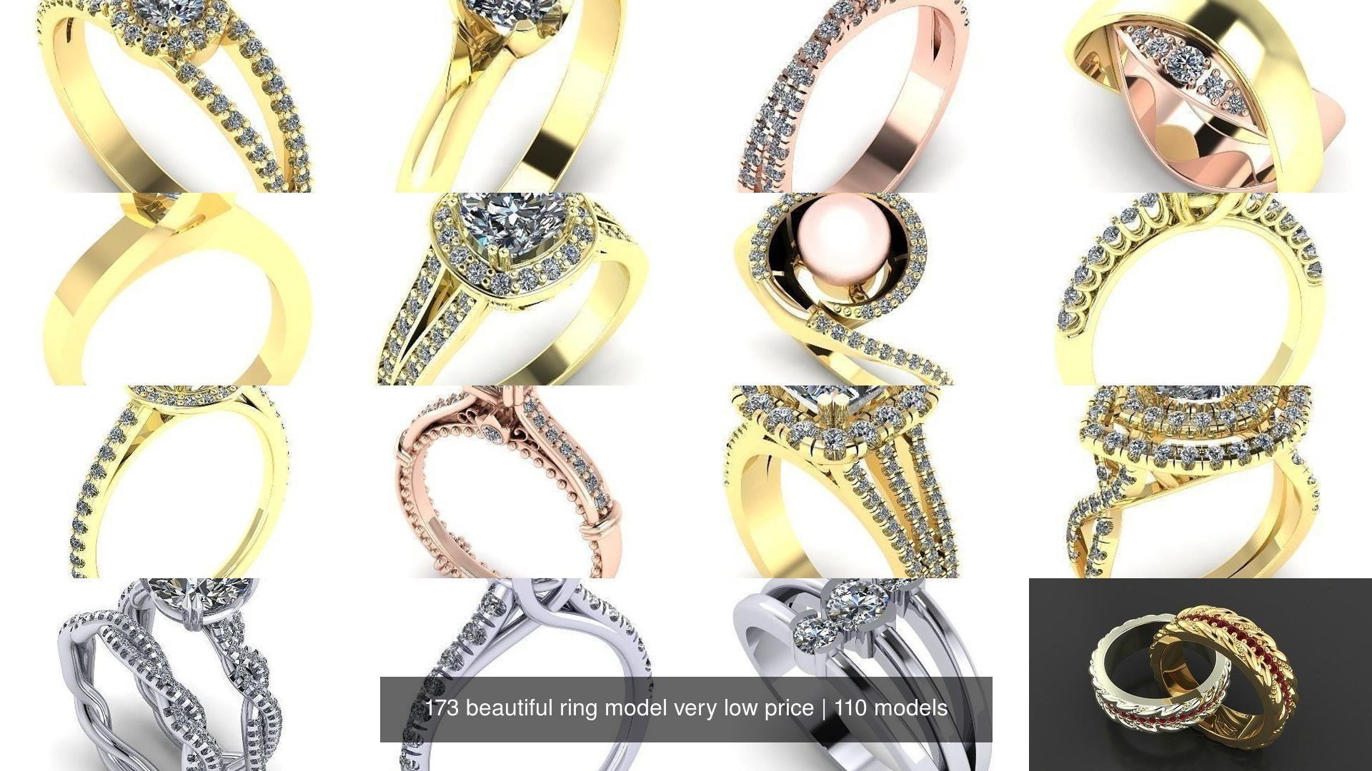 173 beautiful ring model very low price 3D Model Collection_154