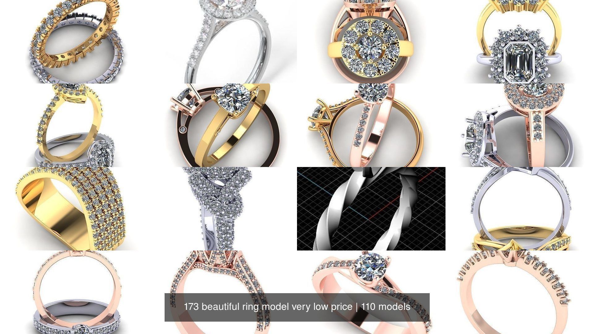 173 beautiful ring model very low price 3D Model Collection_467