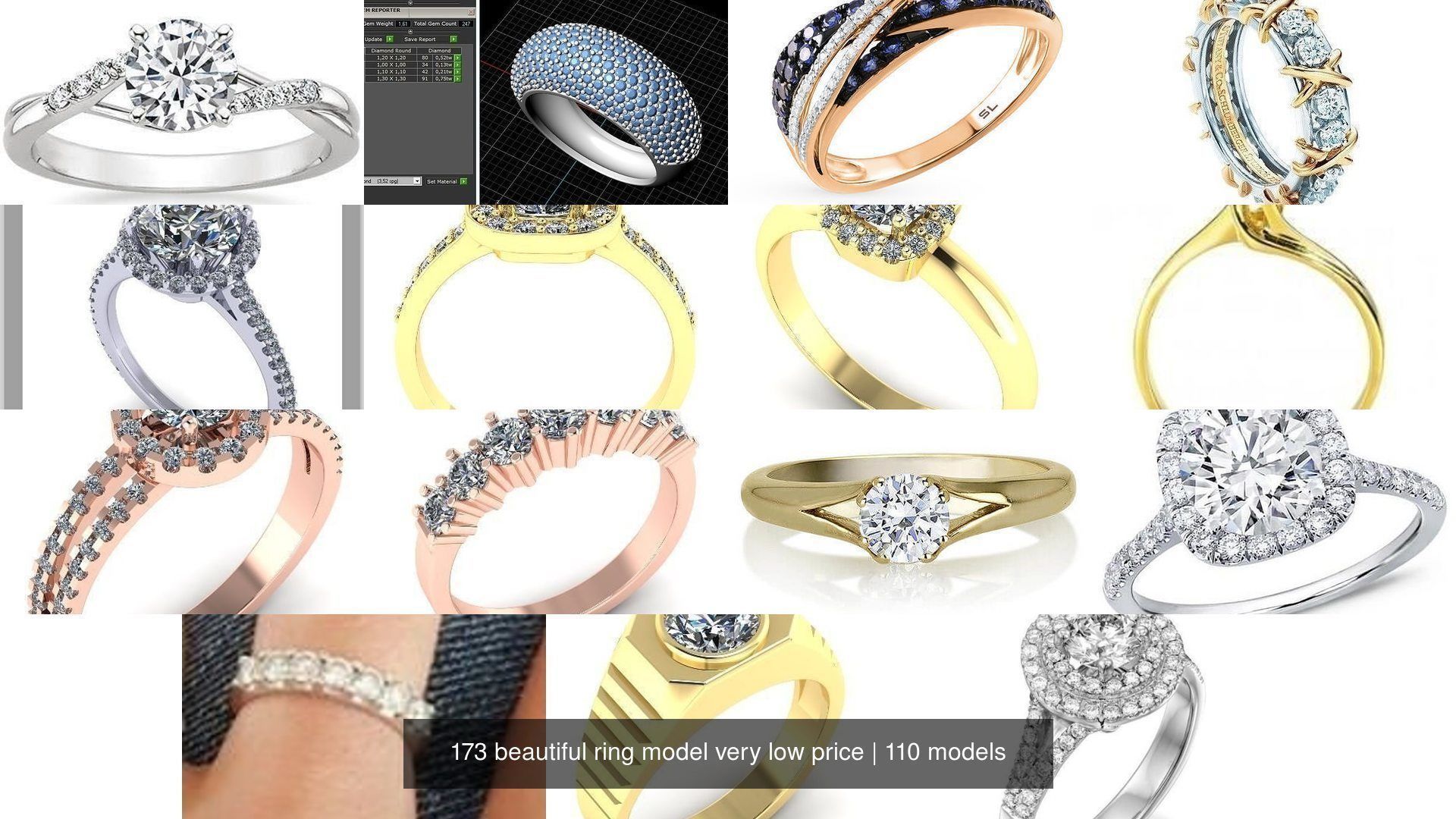 173 beautiful ring model very low price 3D Model Collection_260