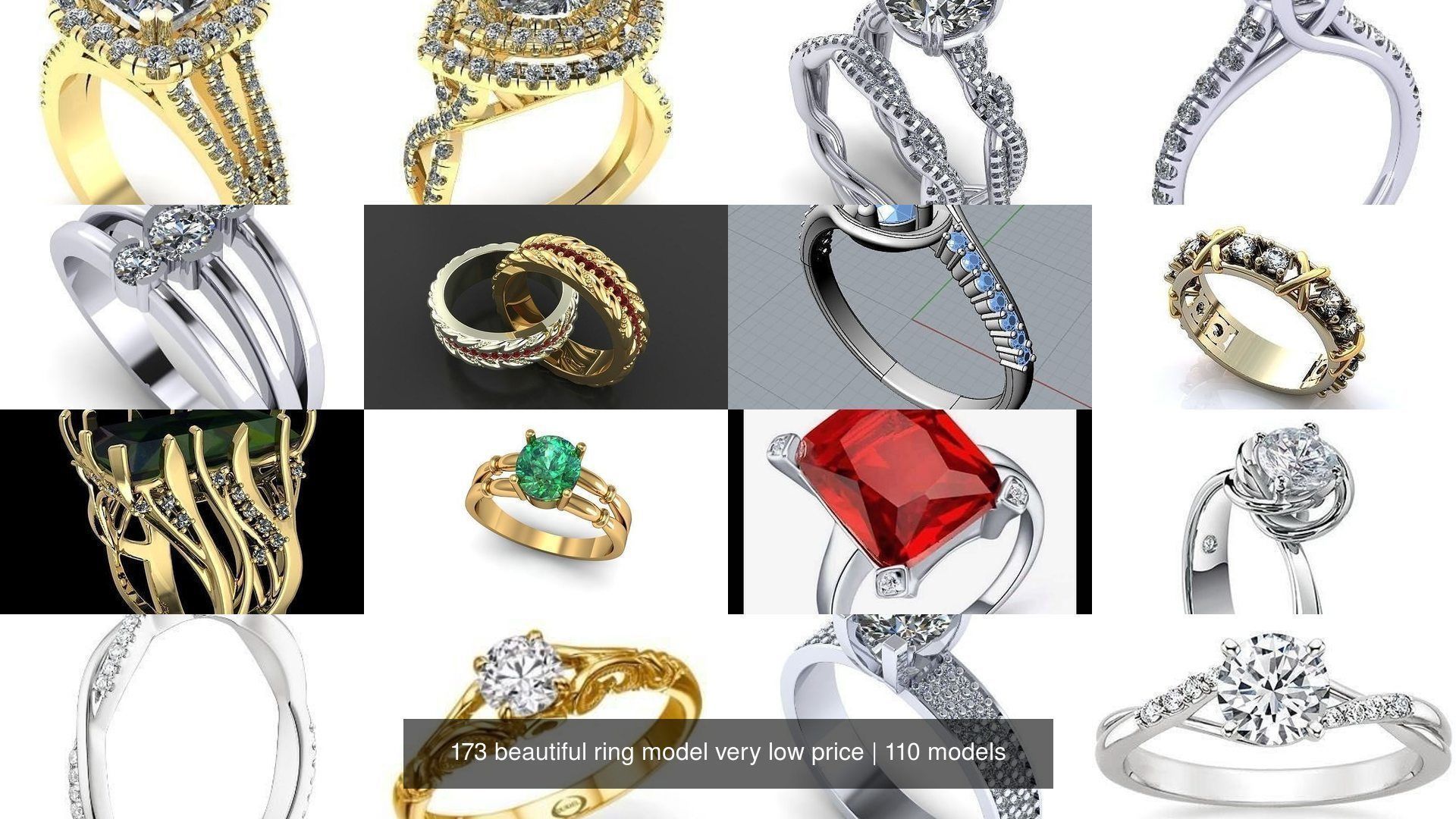 173 beautiful ring model very low price 3D Model Collection_189