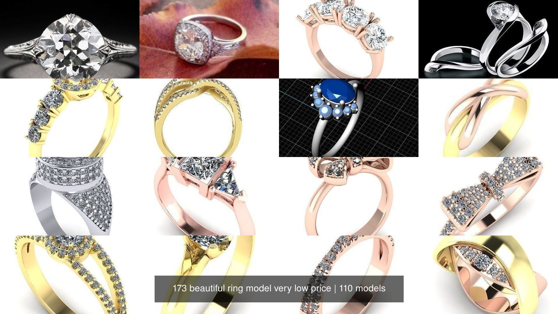 173 beautiful ring model very low price 3D Model Collection_96