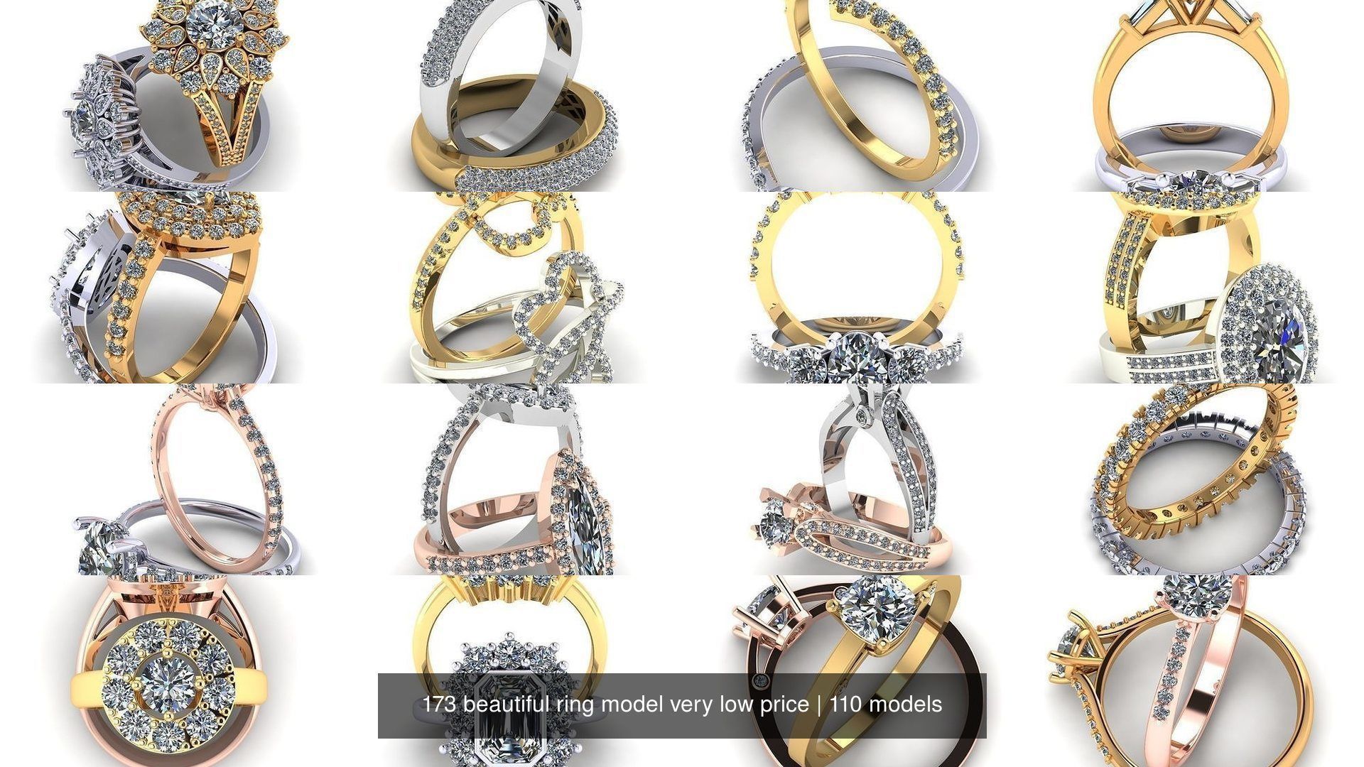 173 beautiful ring model very low price 3D Model Collection_367