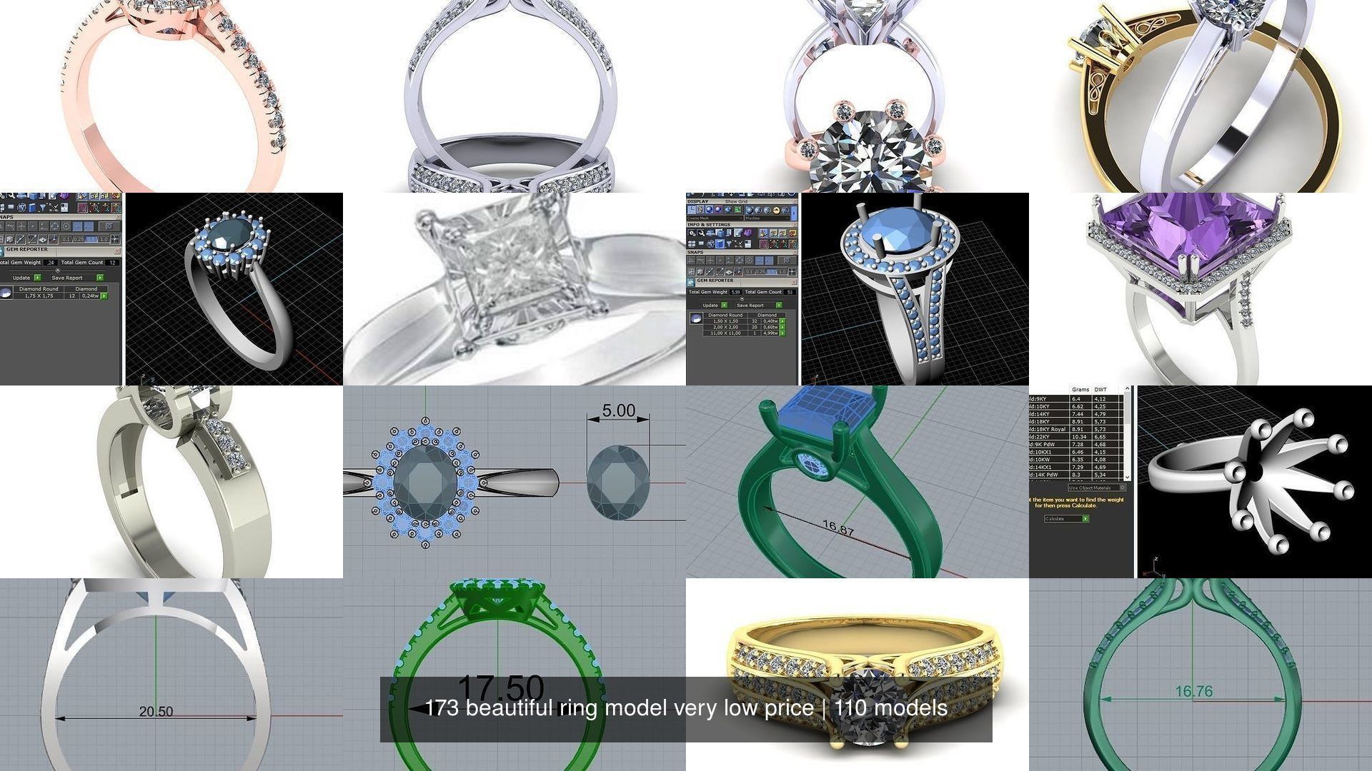 173 beautiful ring model very low price 3D Model Collection_541